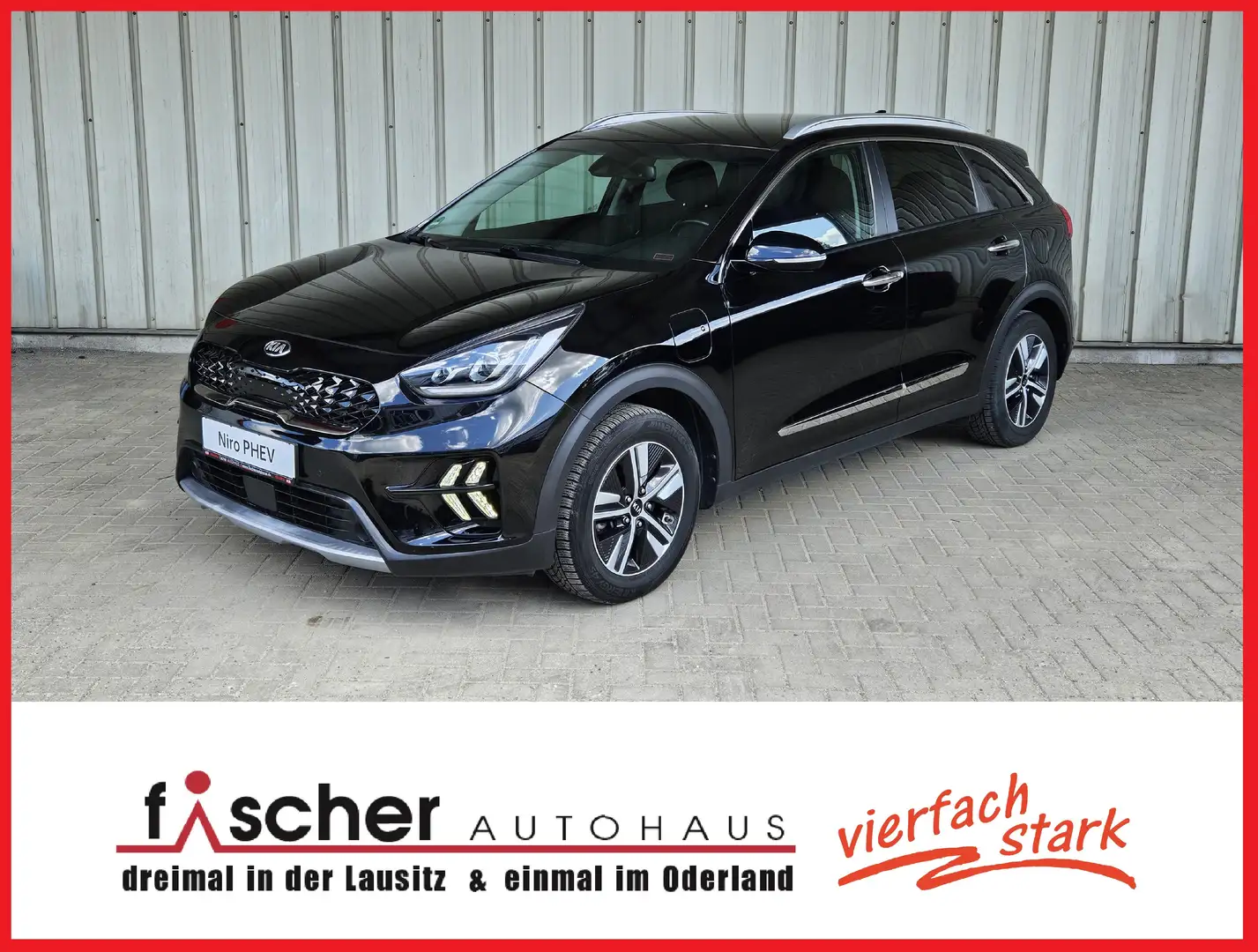 Kia Niro 1.6 PHEV DCT SPI STD Zwart - 1