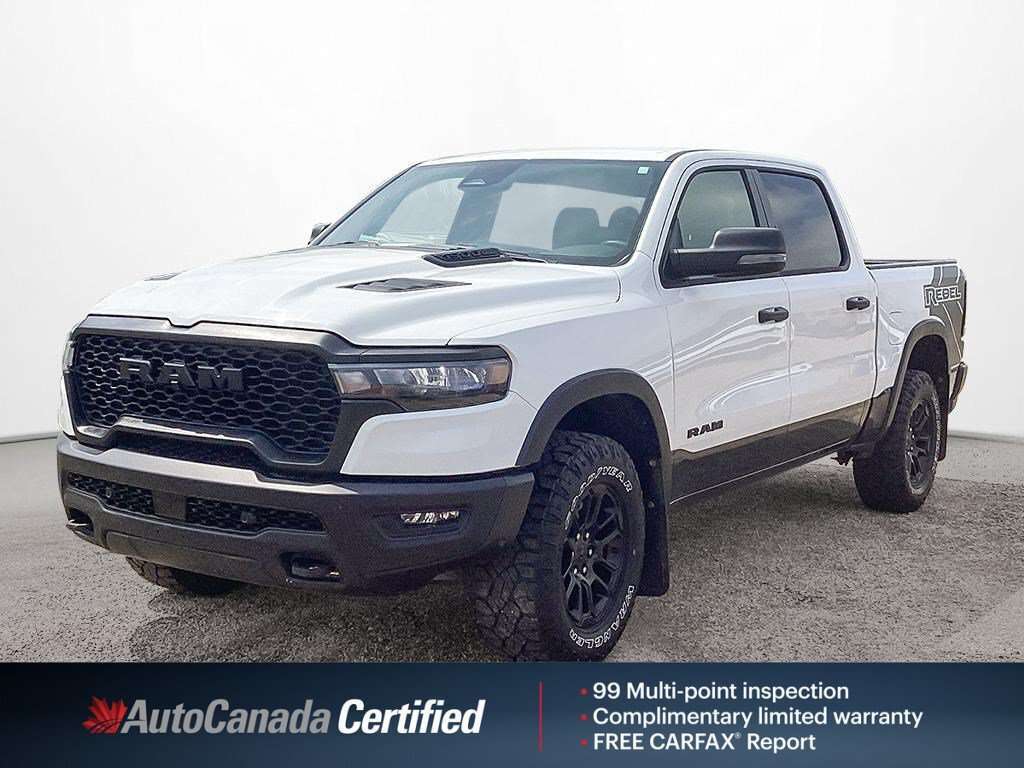 2025 RAM 1500 Rebel Crew 4x4 Nav Capable Heated Seats & Steering