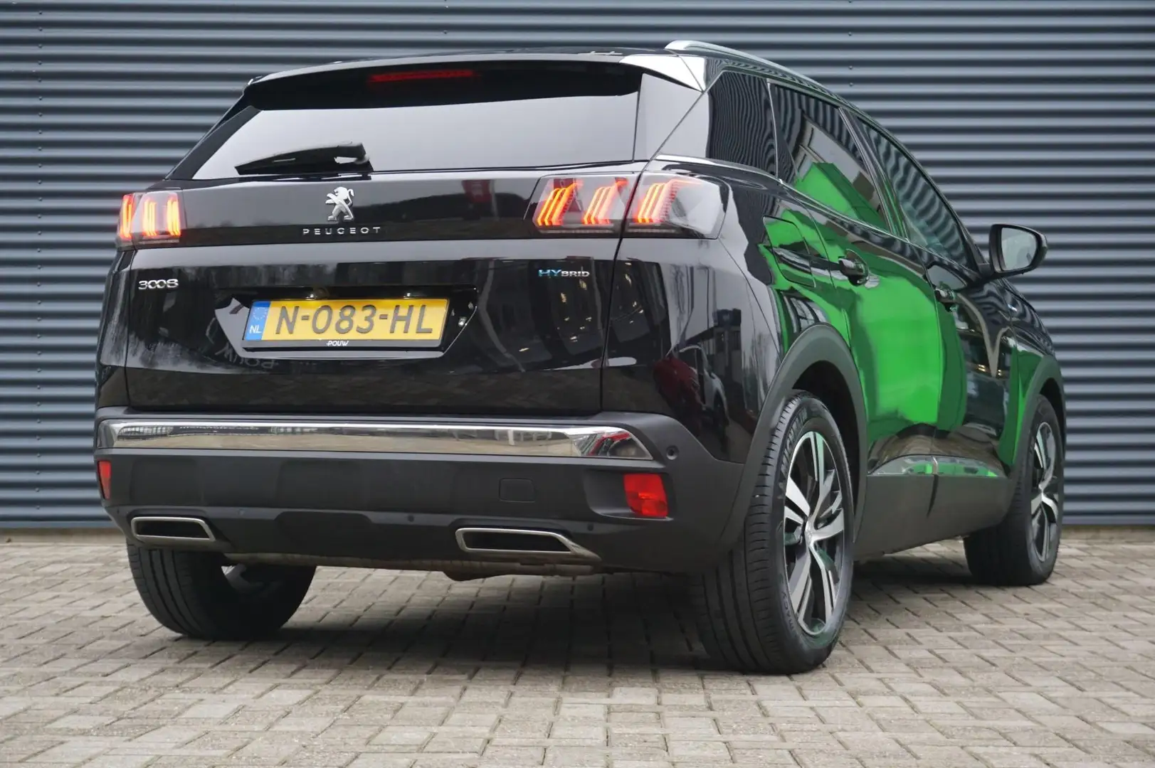 Peugeot 3008 1.6 225pk HYbrid GT | SoH 93% | Camera | Apple Car Schwarz - 2