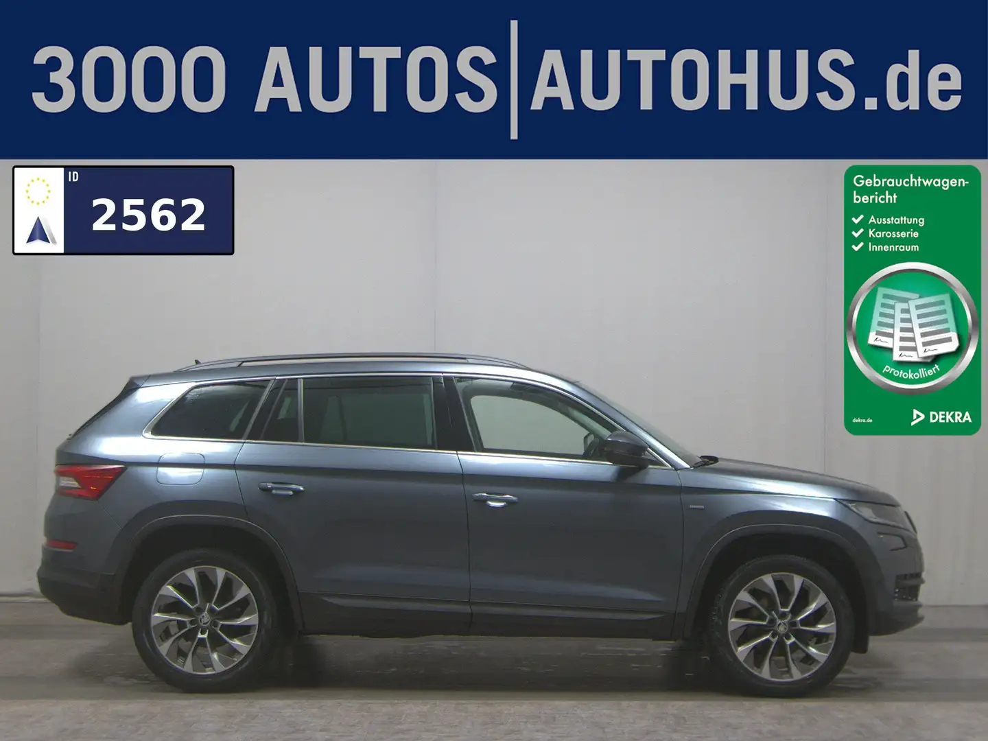 Skoda Kodiaq 2.0 TDI Clever Navi LED PDC ACC Grau - 1