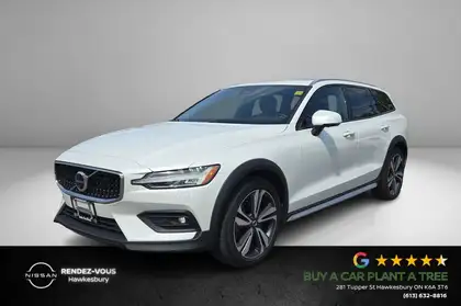 White 2024 Volvo V60 Wagon All-Wheel Drive 8-Speed Automatic