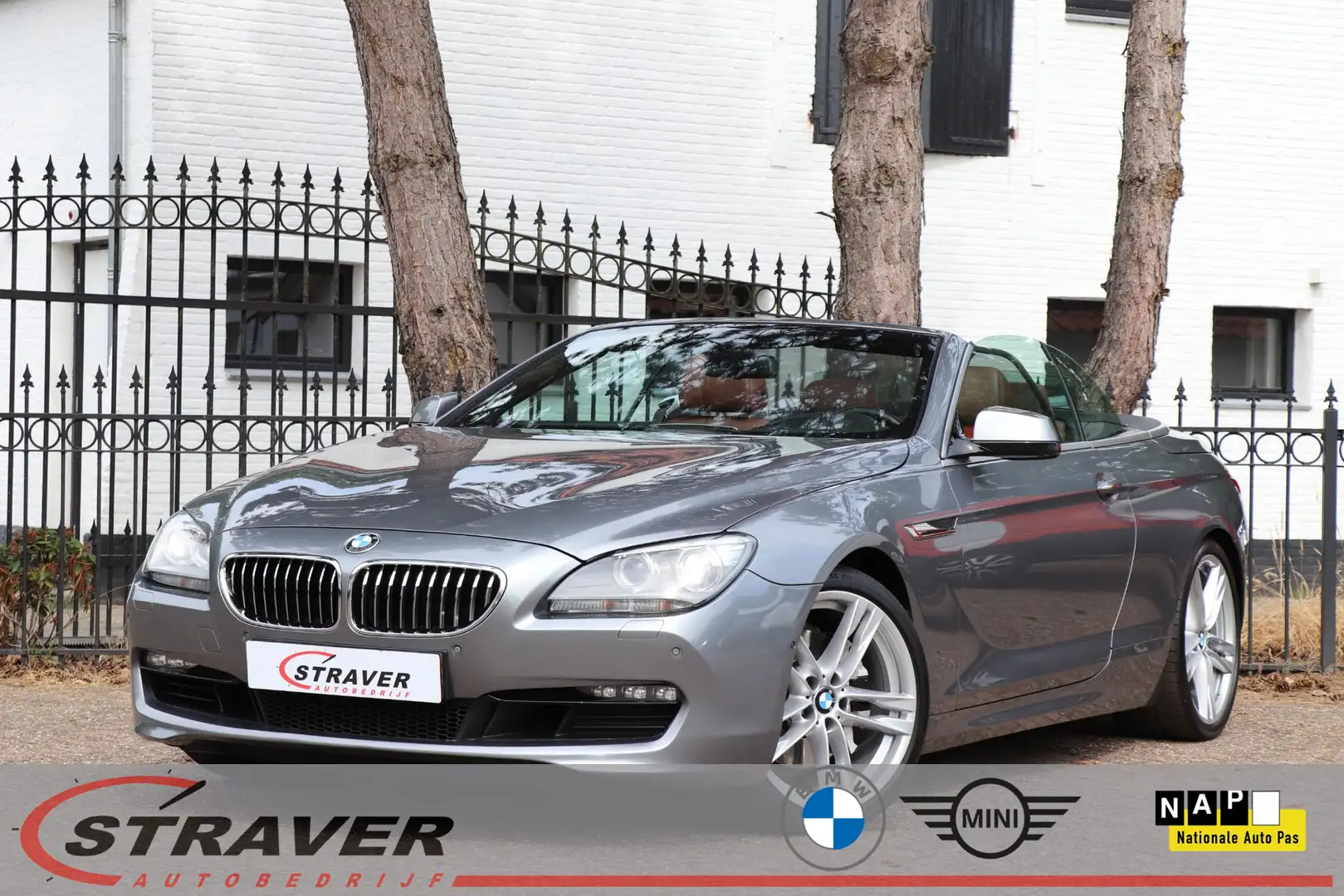 BMW 640 6-serie Cabrio 640i High Executive |Head-up |20" | Grijs - 1