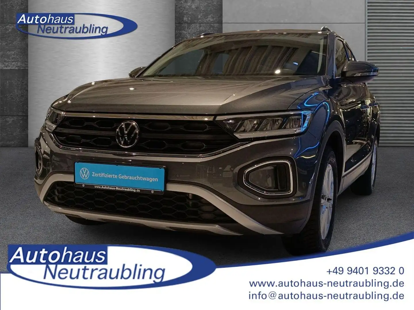 Volkswagen T-Roc 1.0 TSI "LIFE" 116 PS +SHZ+PDC+LED+ Grau - 1