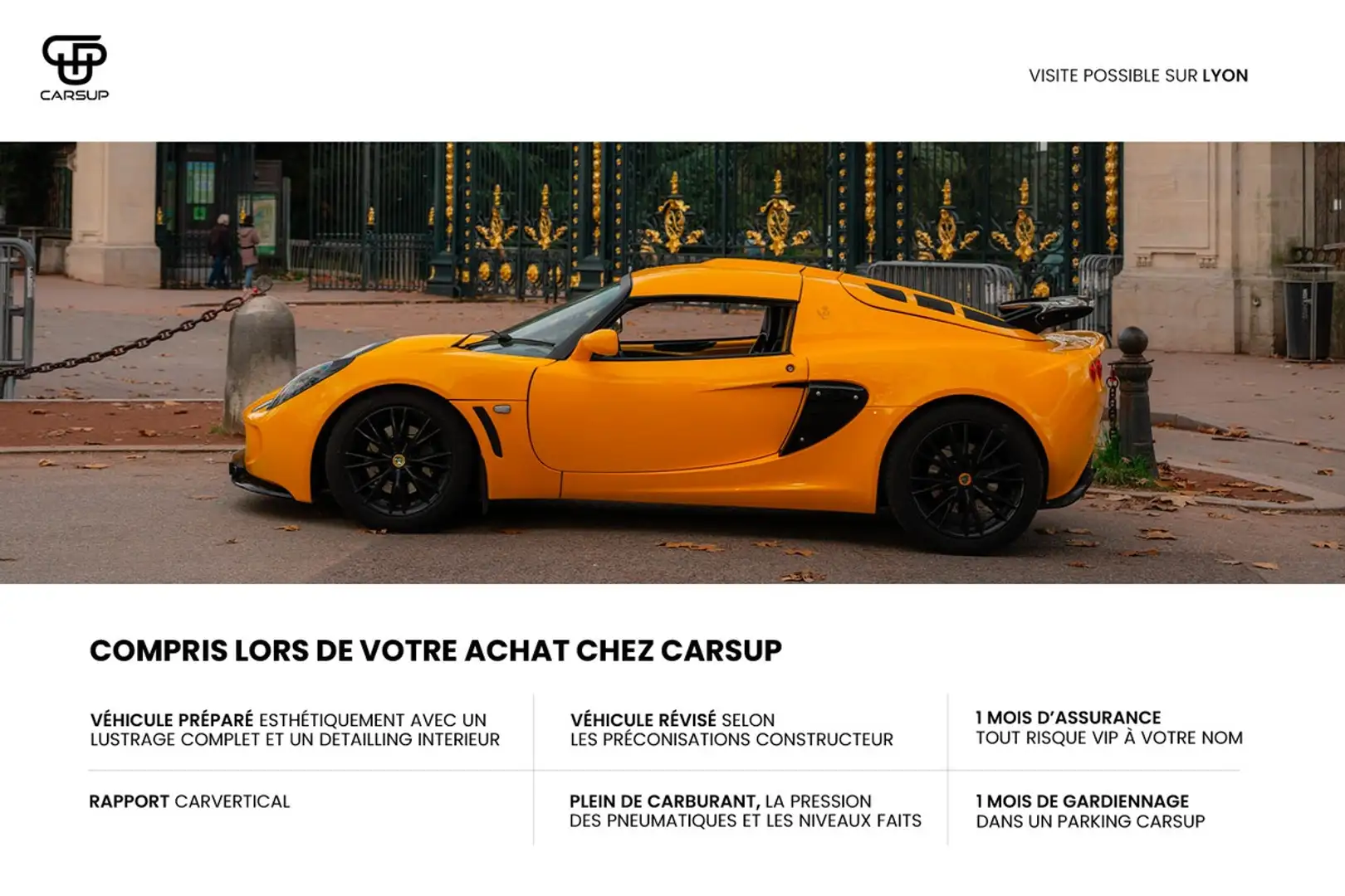 Lotus Exige CUP 240 - RHD - Carte grise Française Gelb - 2