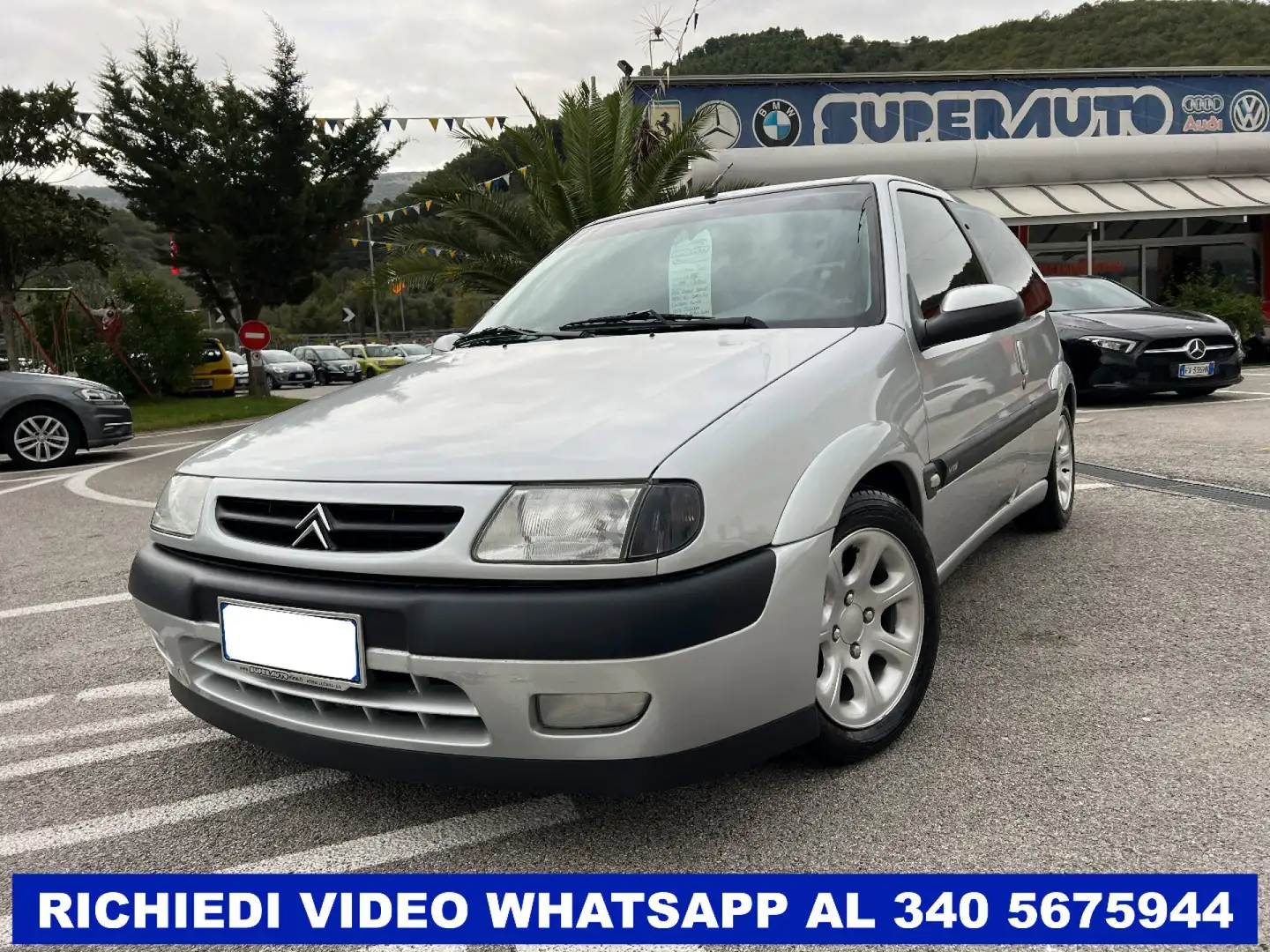 Citroen SAXO 1.6i cat 3 porte VTS 1° serie Silver - 2