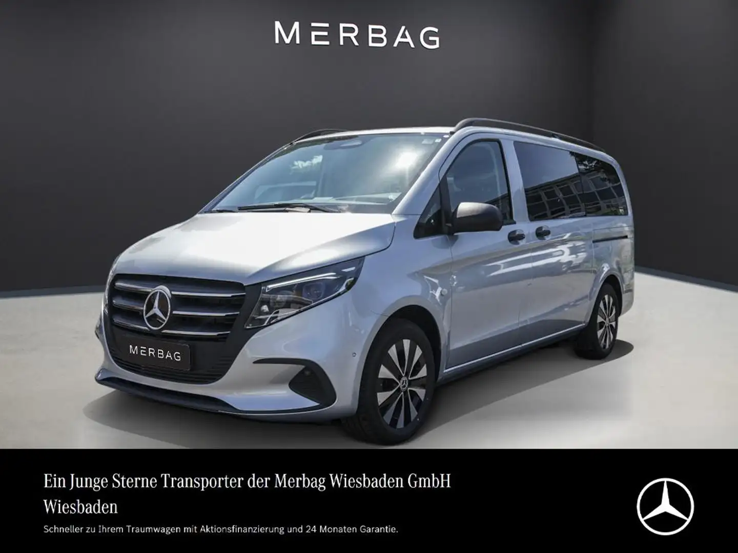 Mercedes-Benz Vito Tourer 116 lang Automatik Standhzg. Navi TW Silber - 1