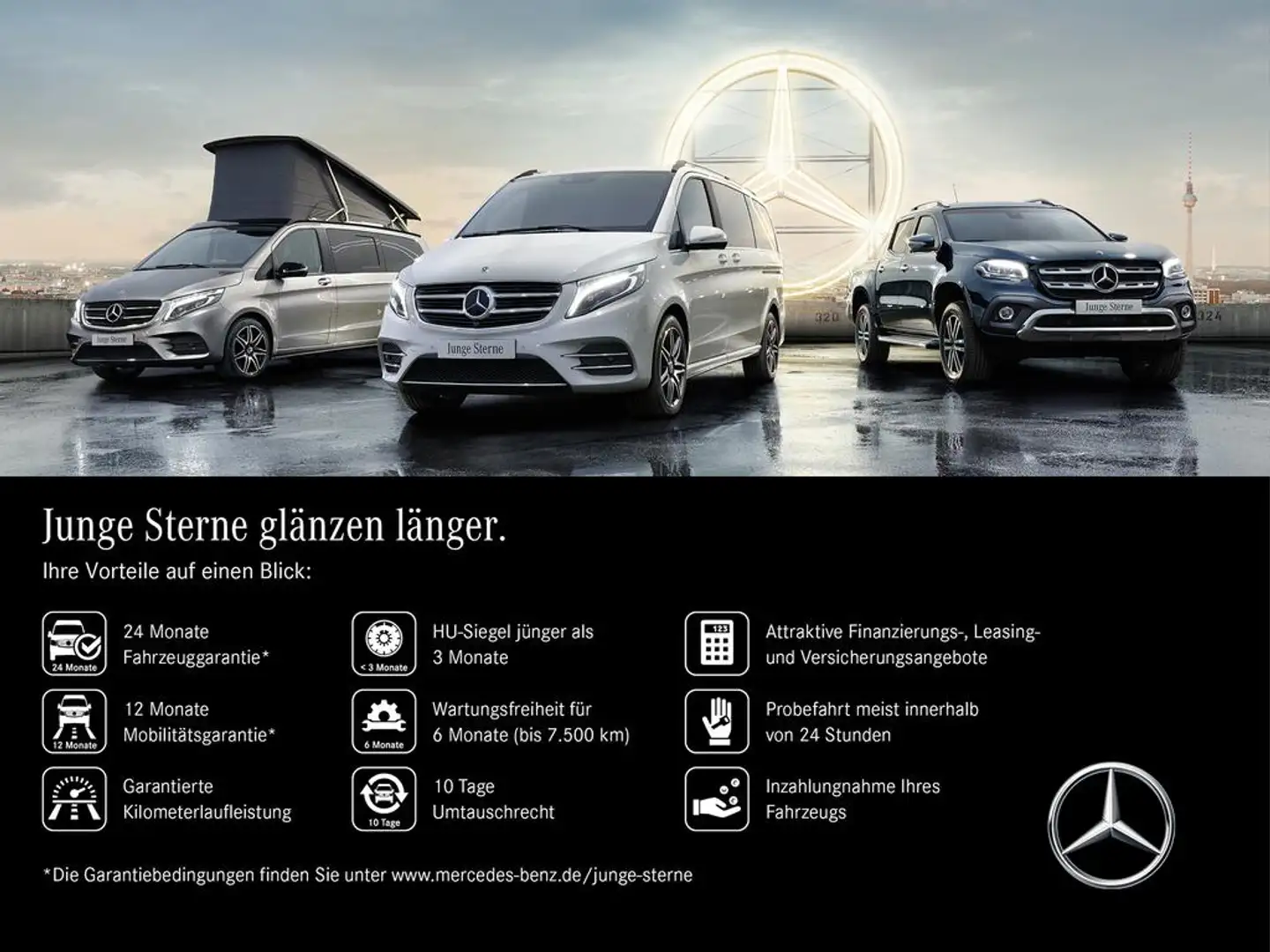 Mercedes-Benz Vito Tourer 116 lang Automatik Standhzg. Navi TW Silber - 2