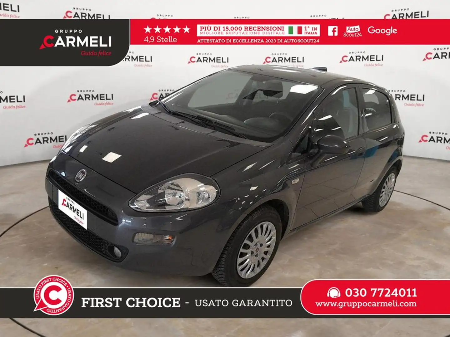Fiat Punto 1.2 Street 5p E6 Nero - 1