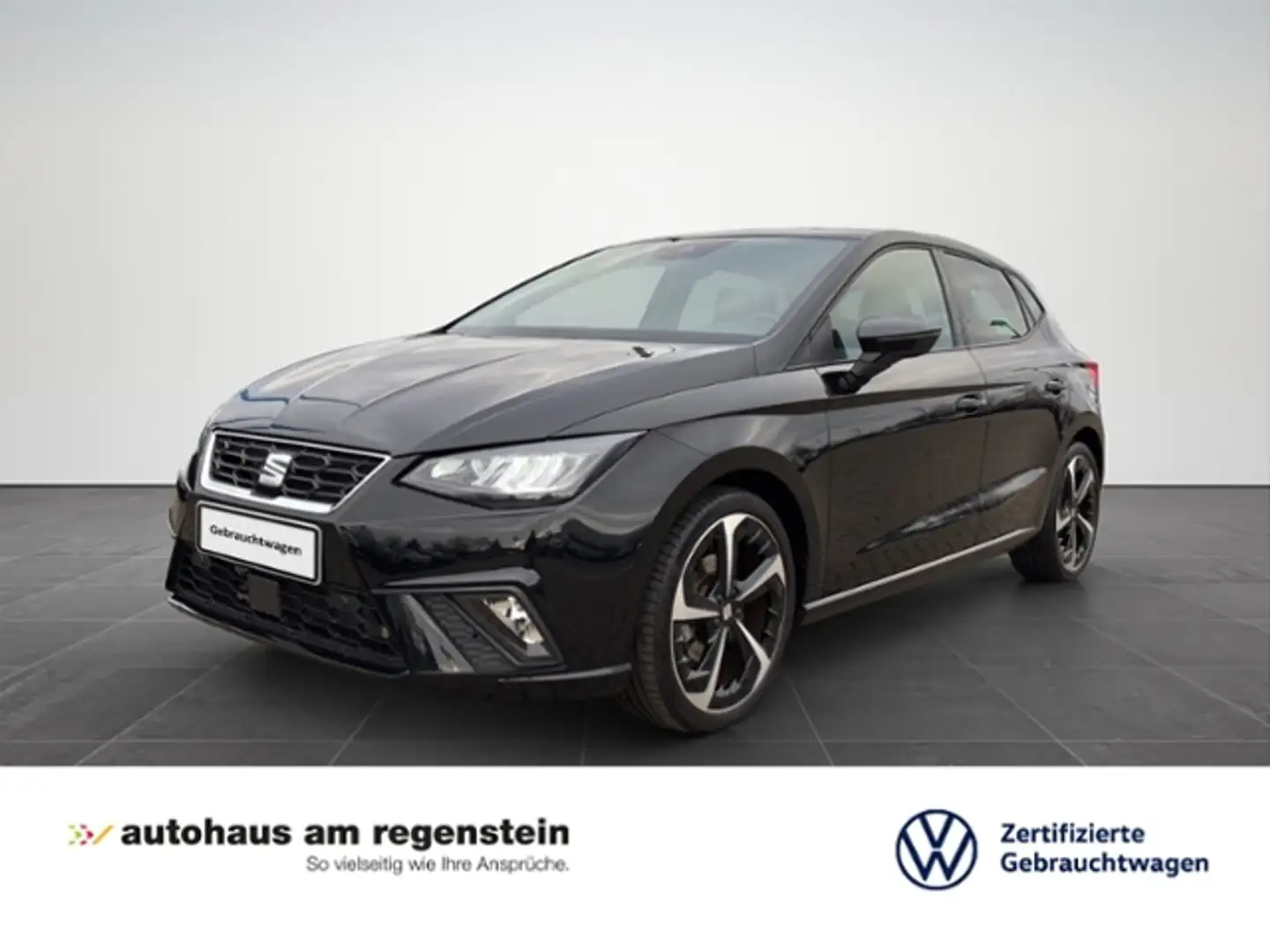SEAT Ibiza 1.0 TSI DSG FR-Line LED ACC App Schwarz - 1