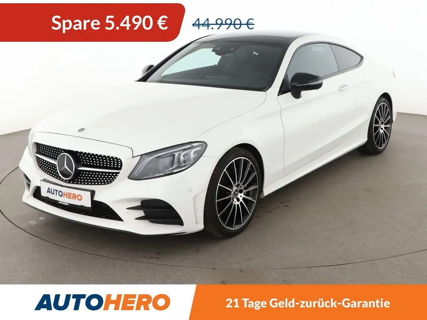 Mercedes-Benz C 220 C 220 d AMG Line Aut.*NAVI*LED*ACC*PANO*PDC* Weiß - 1