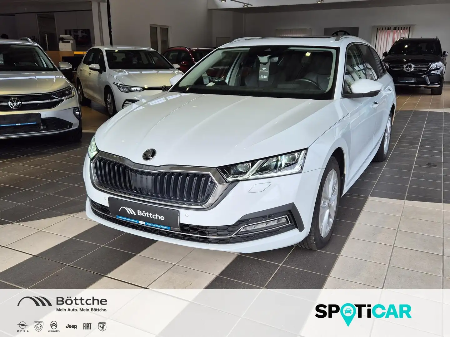 Skoda Octavia 2.0 TDI Android AHK PDC PANO LED Blanco - 1