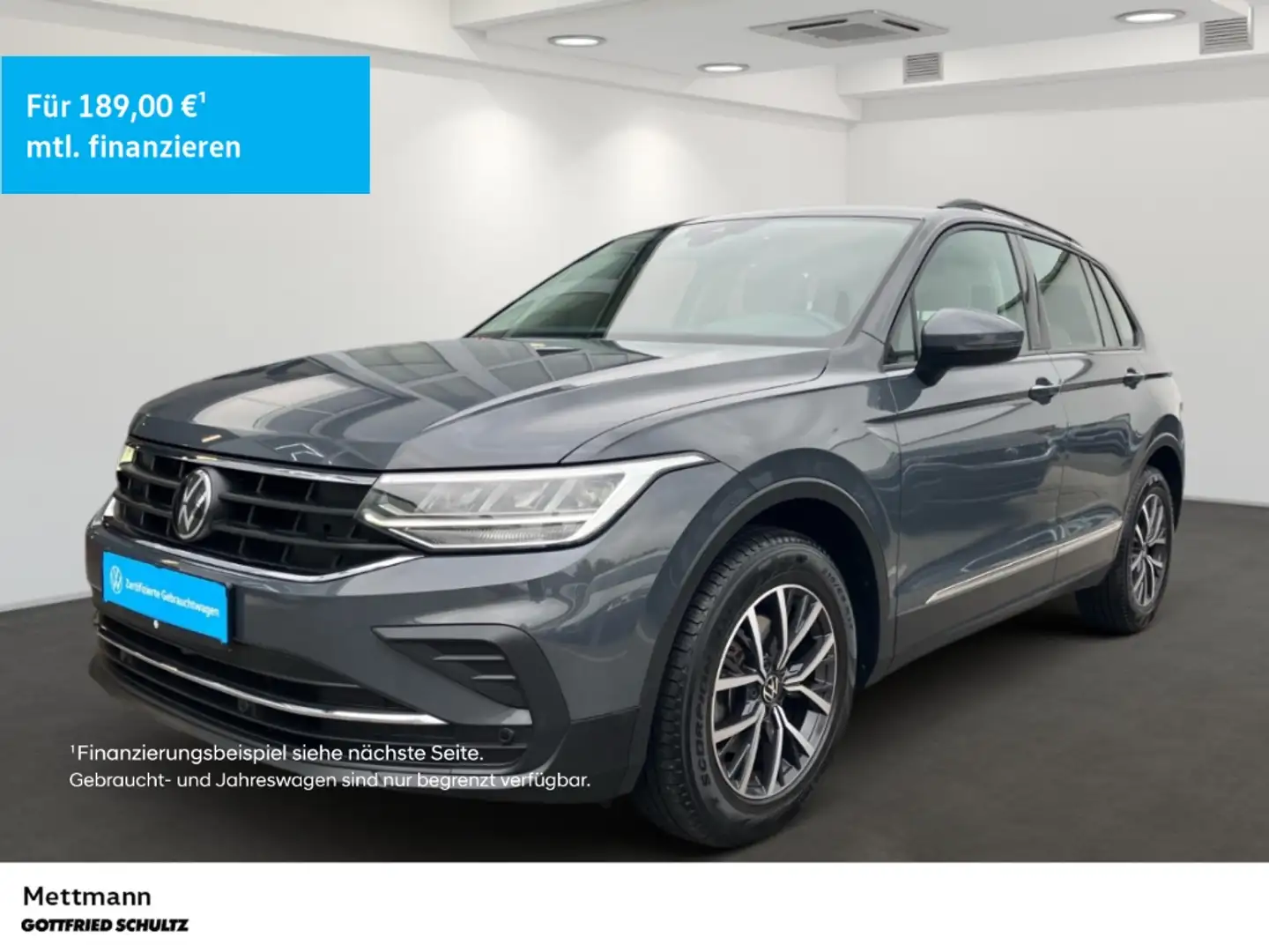 Volkswagen Tiguan 2.0 TDI Life DSG LED NAVI AHK KAMERA PDC LM ZV Grau - 1