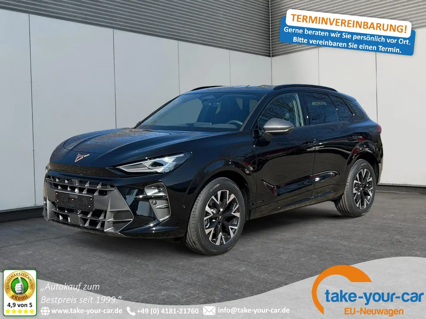 CUPRA Terramar 360 KAMERA+DYNAMIC+ACC+EL. HECKKL.+VOLL-LED+18"... Schwarz - 1