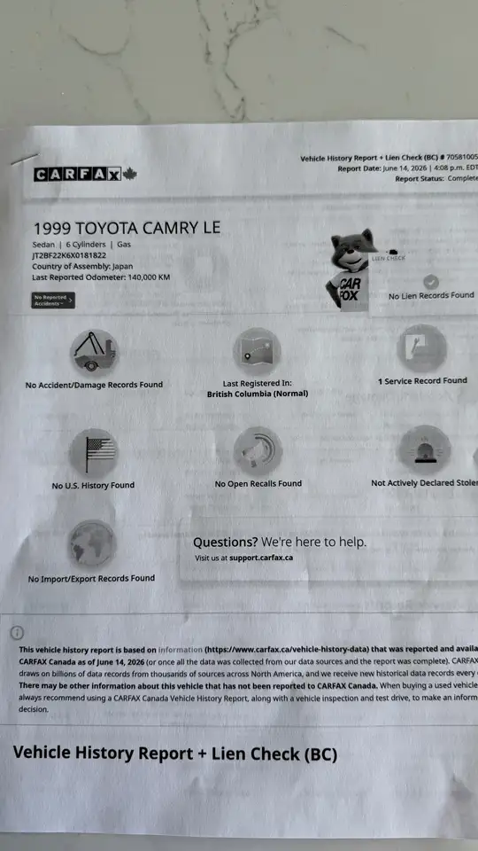 Toyota Camry photo Toyota Camry