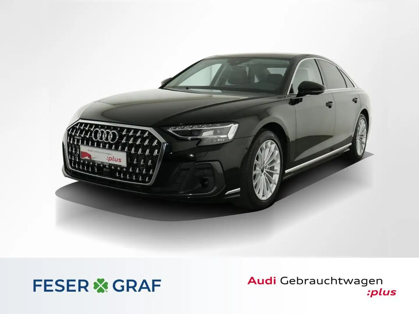 Audi A8 50 TDI quattro HuD/Pano/Matrix/Luft/Leder Schwarz - 1