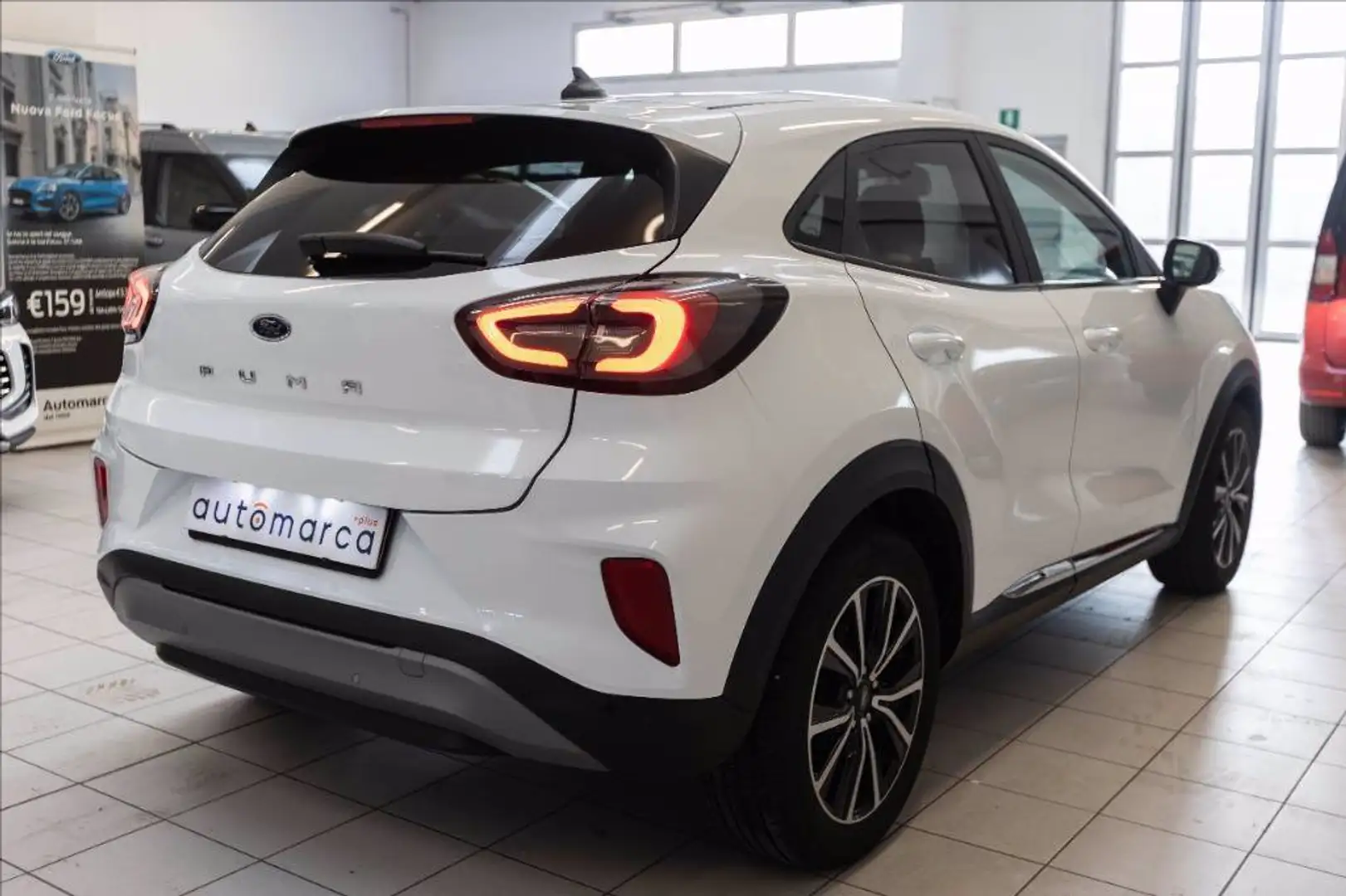 Ford Puma 1.0 ecoboost h Titanium s&s 125cv Blanc - 2