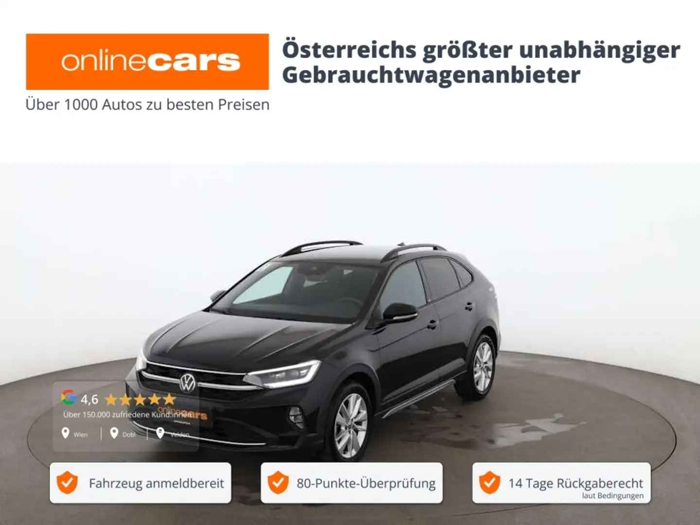 Volkswagen Taigo 1.0 TSI Move MATRIX RADAR NAVI SITZHZG PDC Schwarz - 1