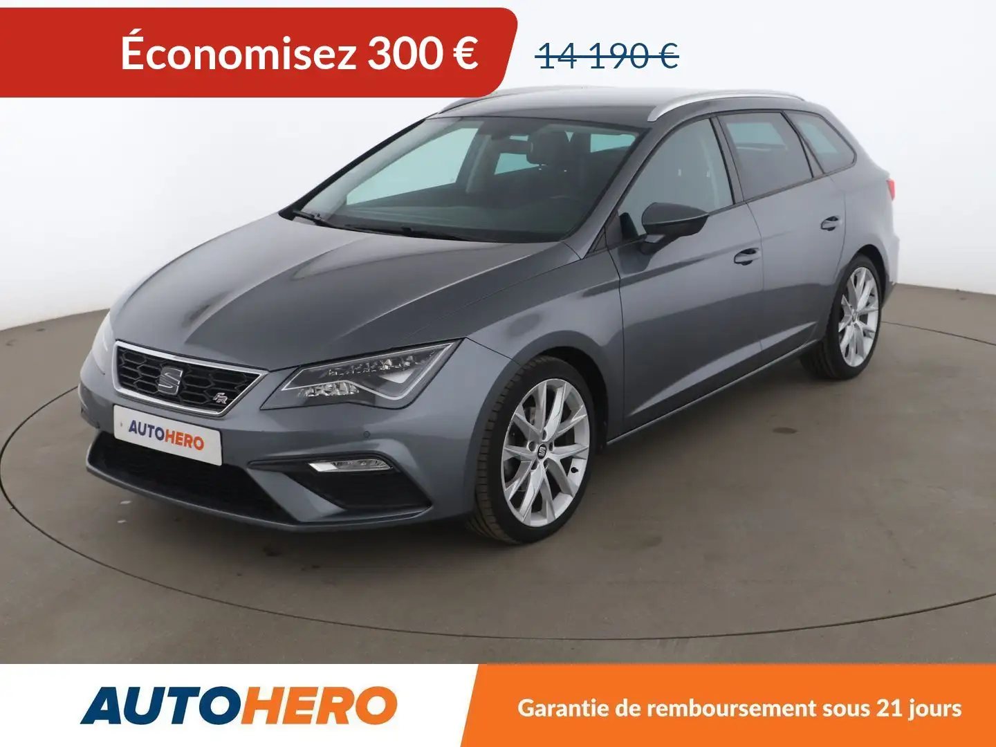 SEAT Leon ST 2.0 TDI FR DSG Šedá - 1