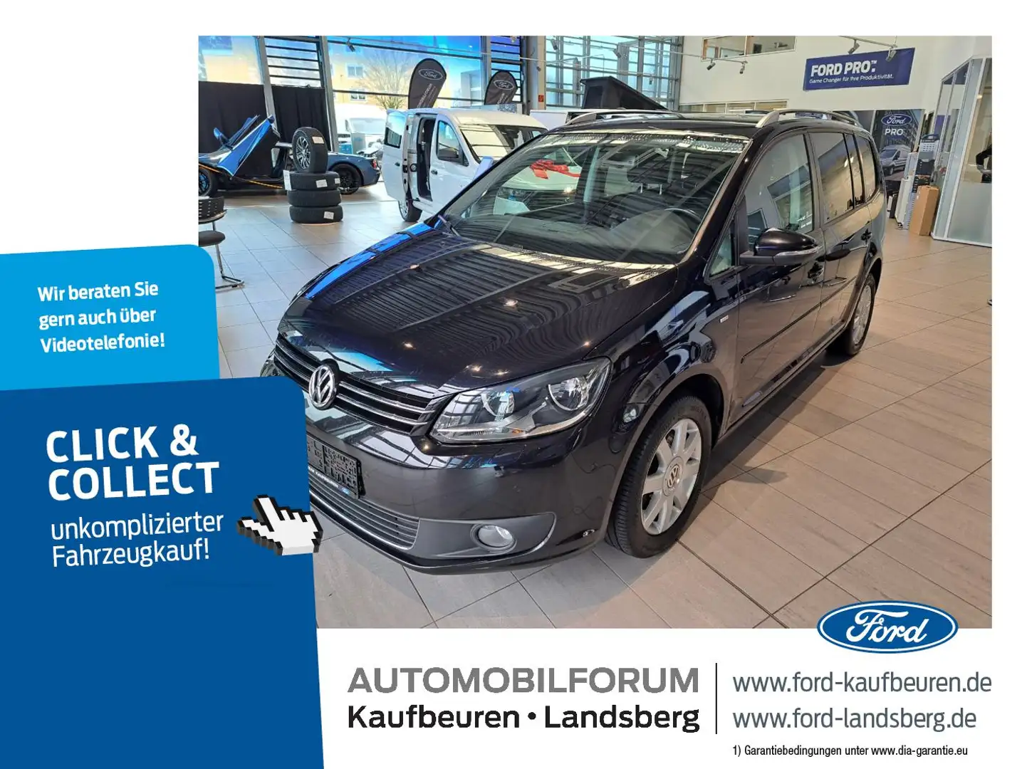 Volkswagen Touran 2.0 TDI BMT Cup 7-Sitz. Navi SHZ PDC Fekete - 1