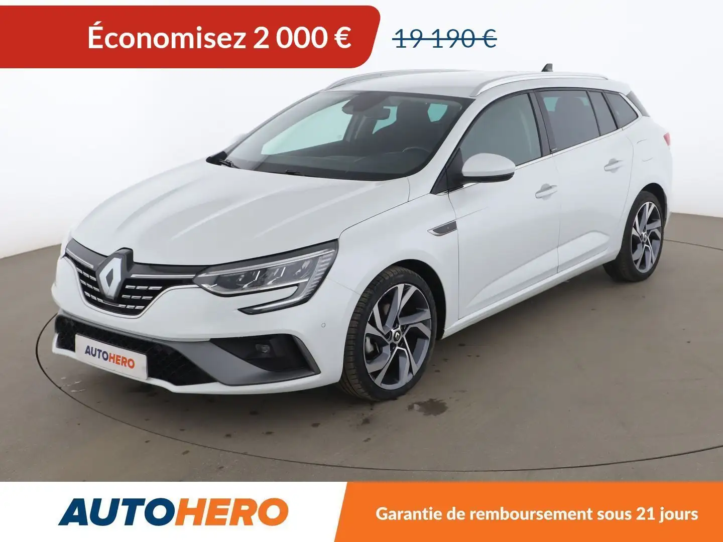 Renault Megane Estate 1.6 E-Tech Plug-in Hybride RS Line Blanc - 1