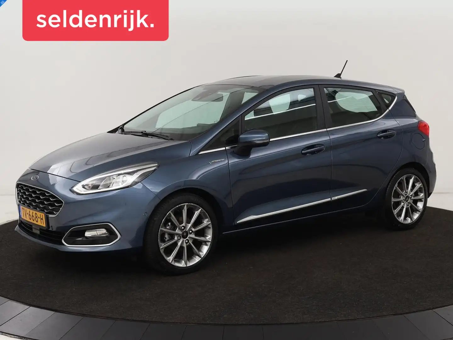 Ford Fiesta 1.0 EcoBoost Vignale | 125pk | Stoel & stuurverwar Blauw - 1