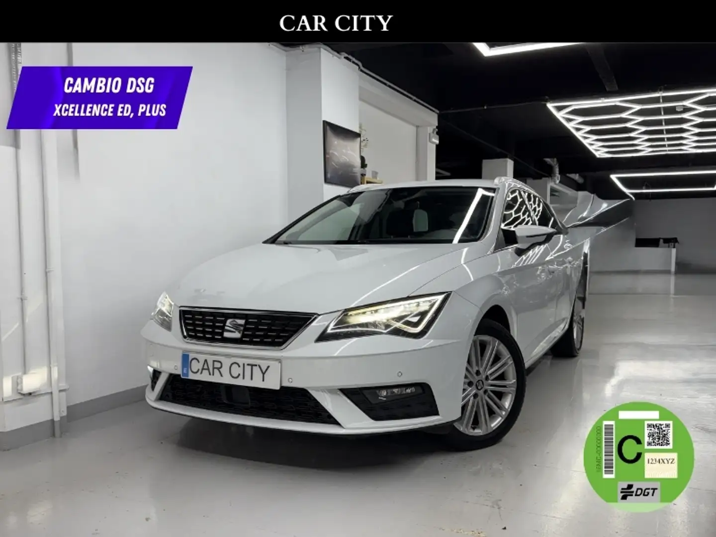 SEAT Leon ST 2.0TDI CR S&S Xcellence DSG7 150 Blanc - 1
