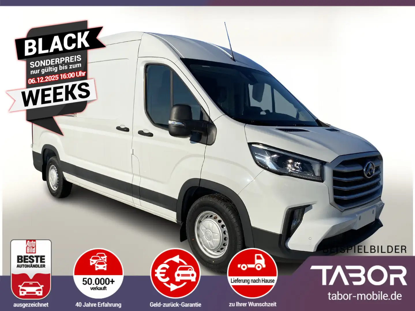 Maxus Deliver 9 2.0 Diesel 148 L3H2 LED Kam UVP-41%* Fehér - 1