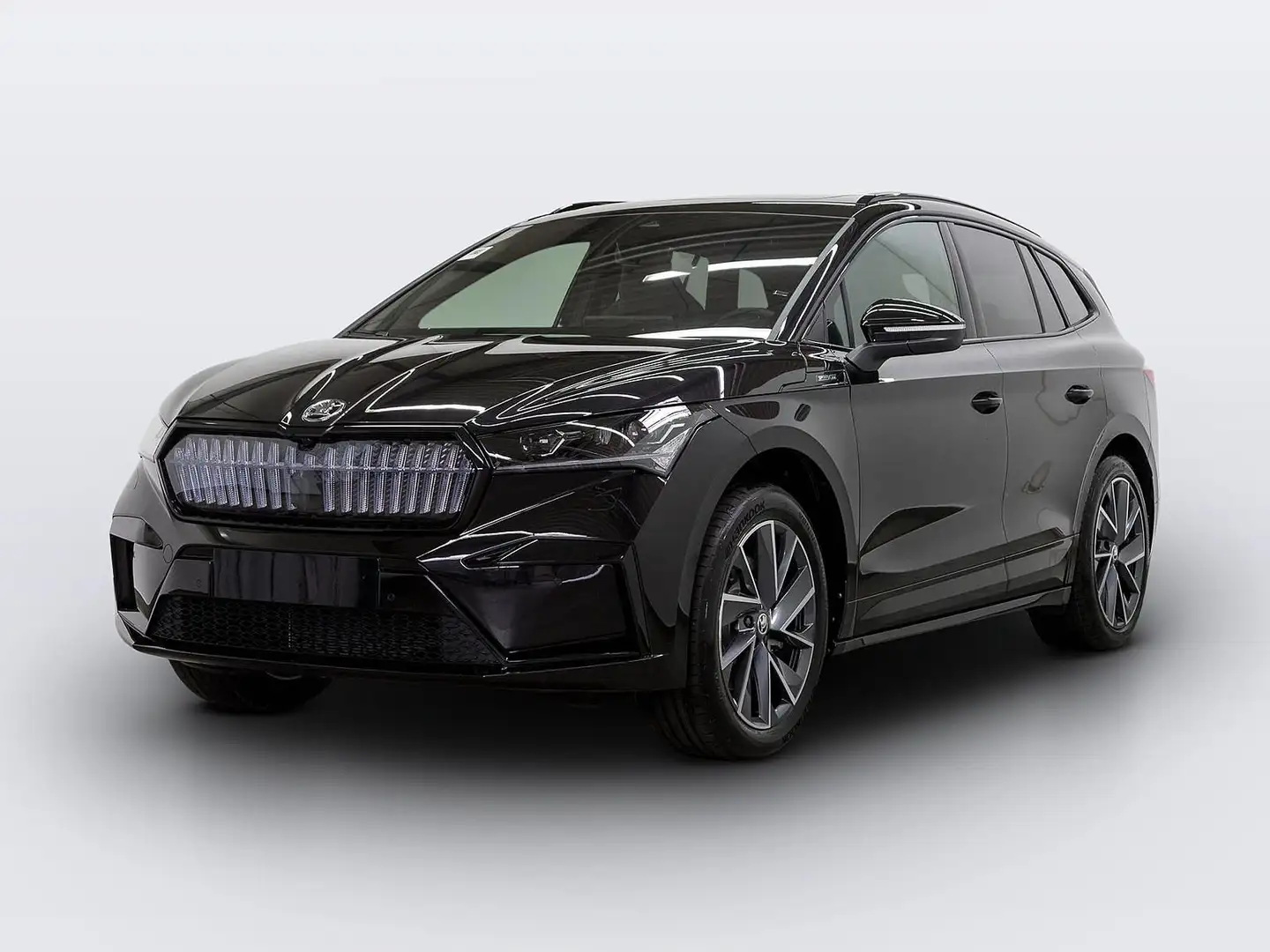 Skoda Enyaq ENYAQ iV 80 Sportline AHK PANO WÄRMEPUMPE Schwarz - 2