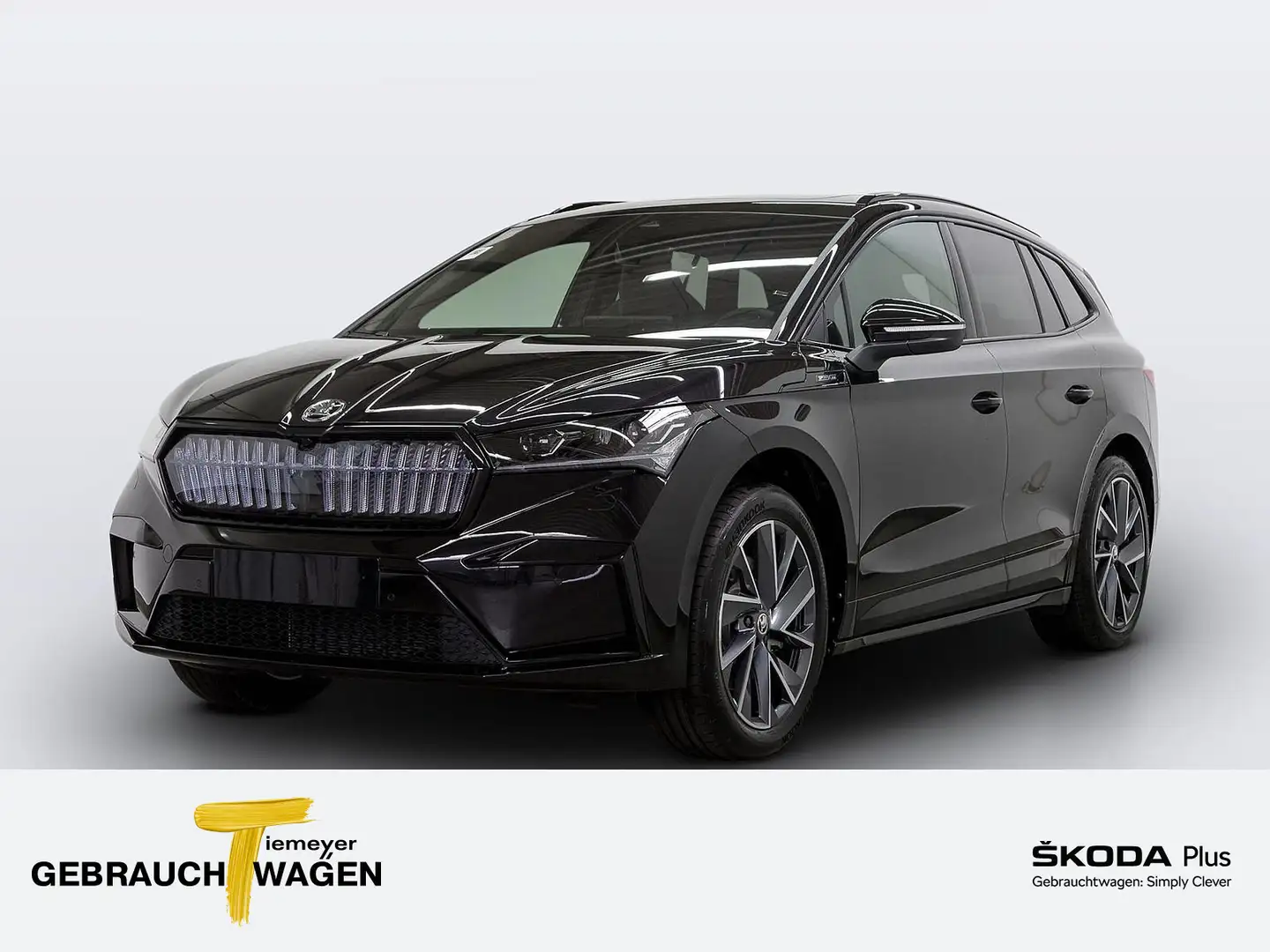 Skoda Enyaq ENYAQ iV 80 Sportline AHK PANO WÄRMEPUMPE Schwarz - 1