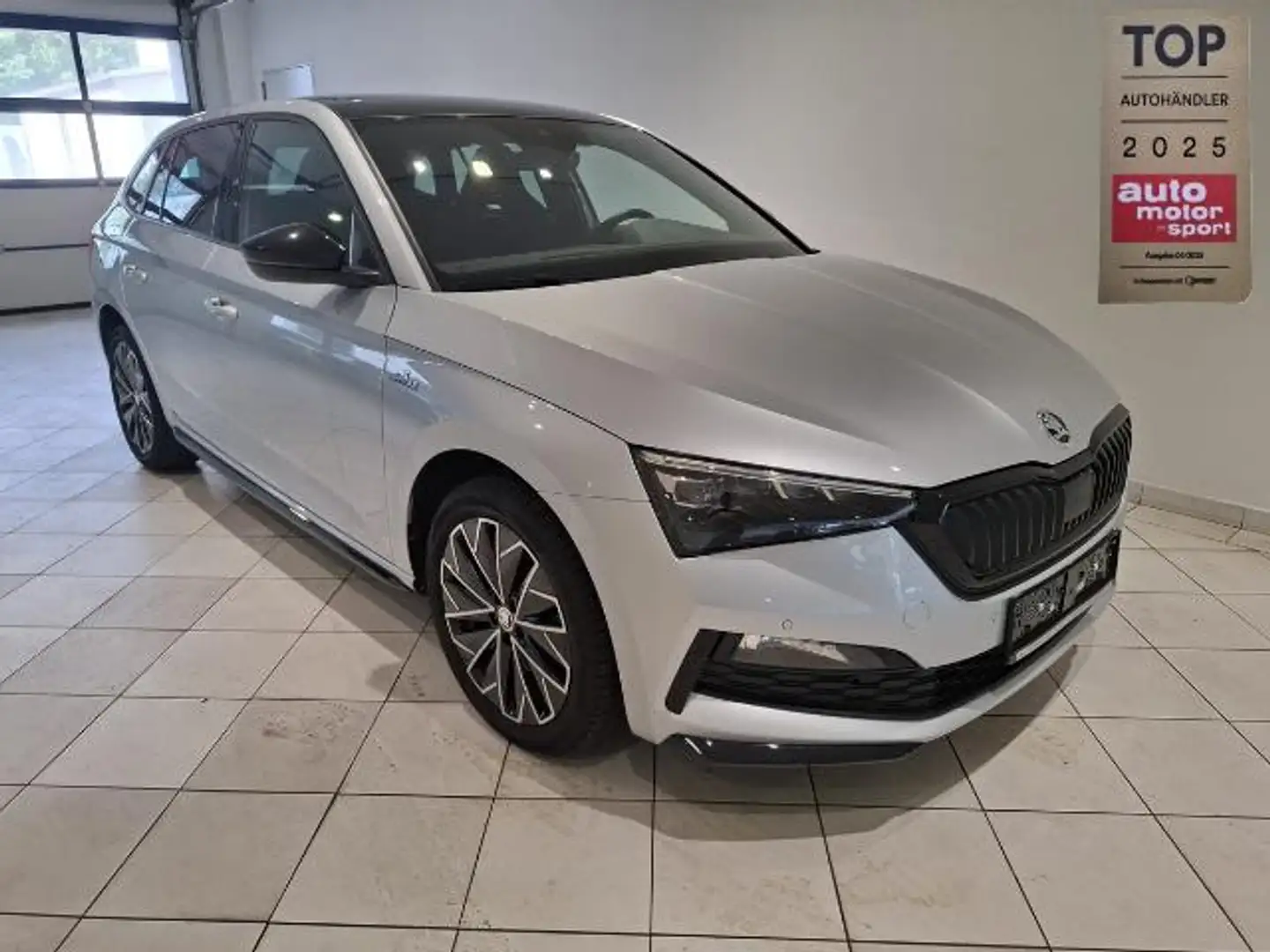 Skoda Scala 1.5TSI Monte Carlo NAVI LED Garantie Silber - 1