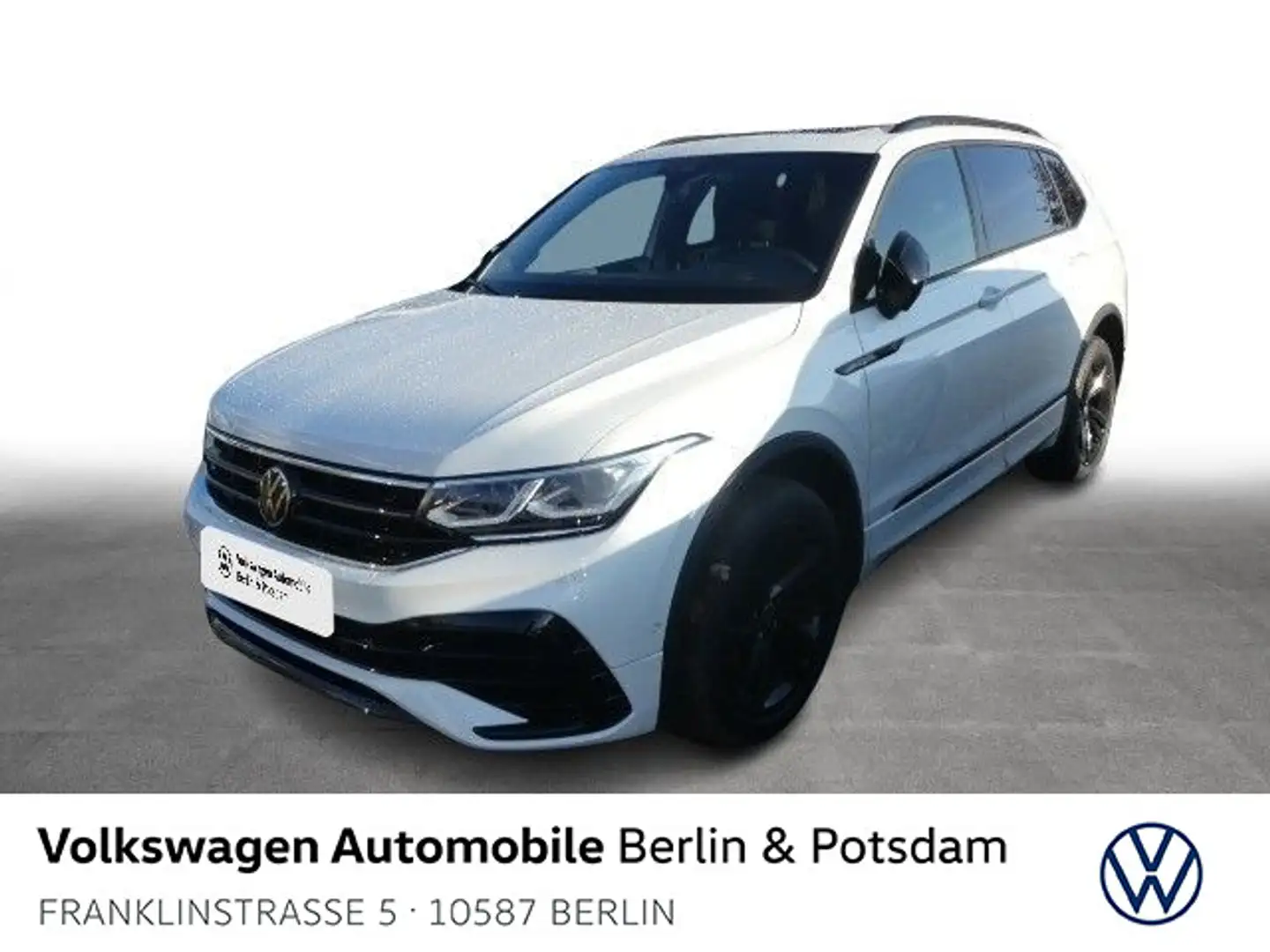 Volkswagen Tiguan Allspace 2.0 TSI R-Line 4M Black Pano AHK Weiß - 1