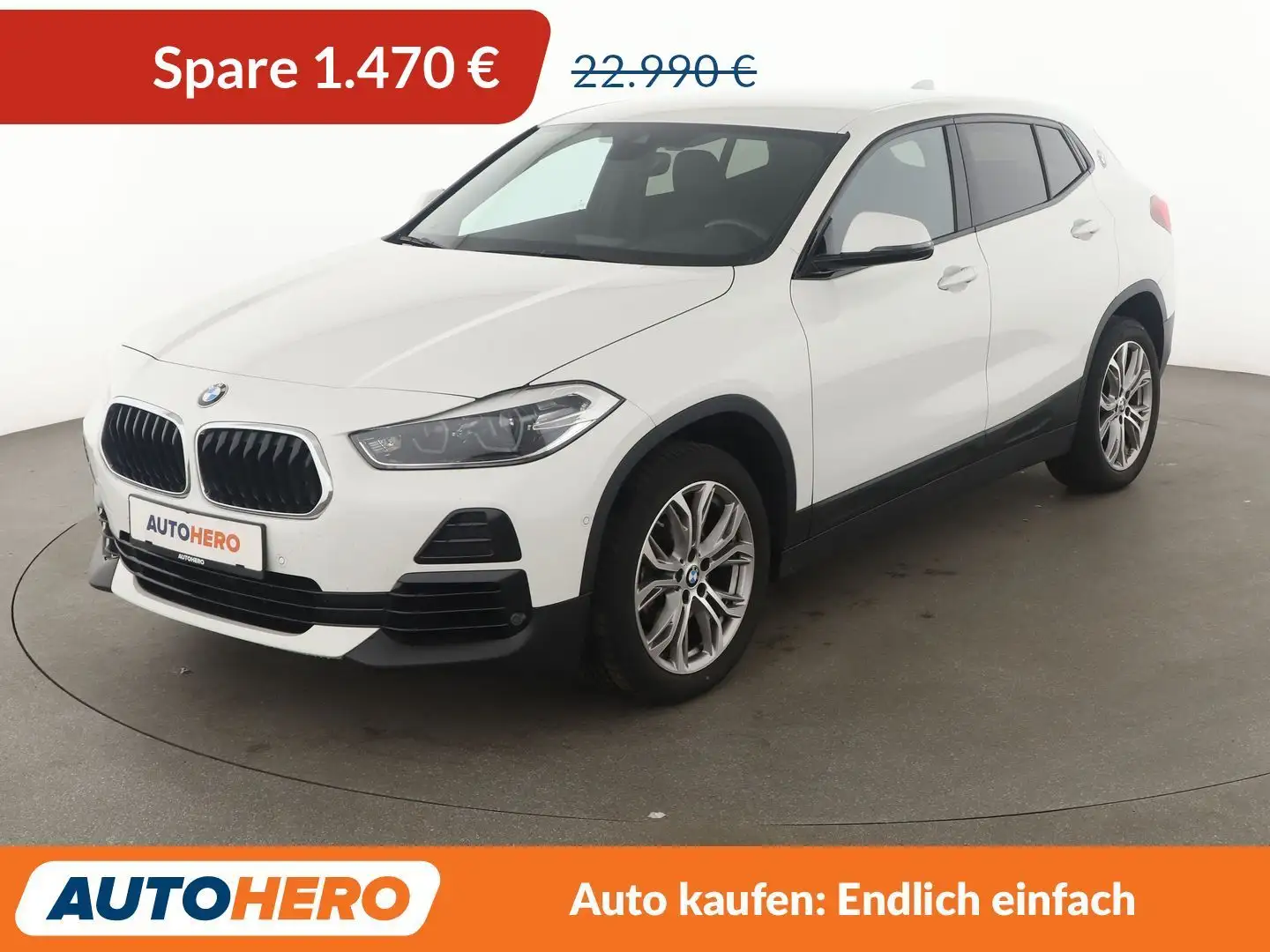 BMW X2 sDrive 18i Advantage Plus*NAVI*TEMPO*LED*PDC*SHZ* Weiß - 1