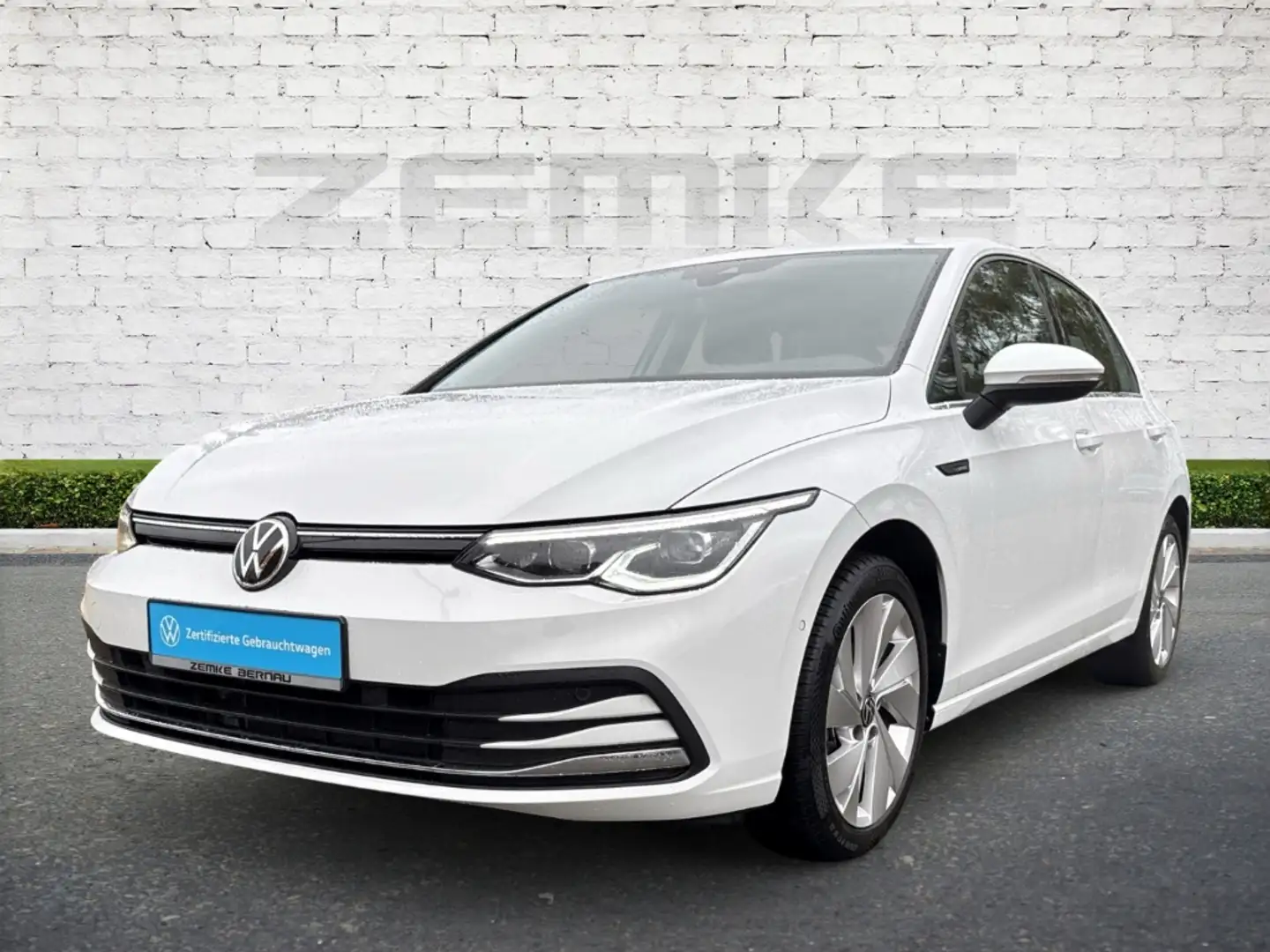 Volkswagen Golf VIII 1.5 eTSI DSG Style 3,99 AHK-klappbar Navi Dig Blanc - 2