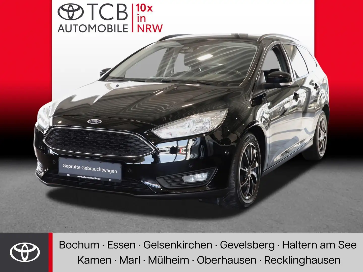 Ford Focus 1.0 ECOBOOST BUSINESS PARKPILOT/SHZ/NAVI Negro - 1