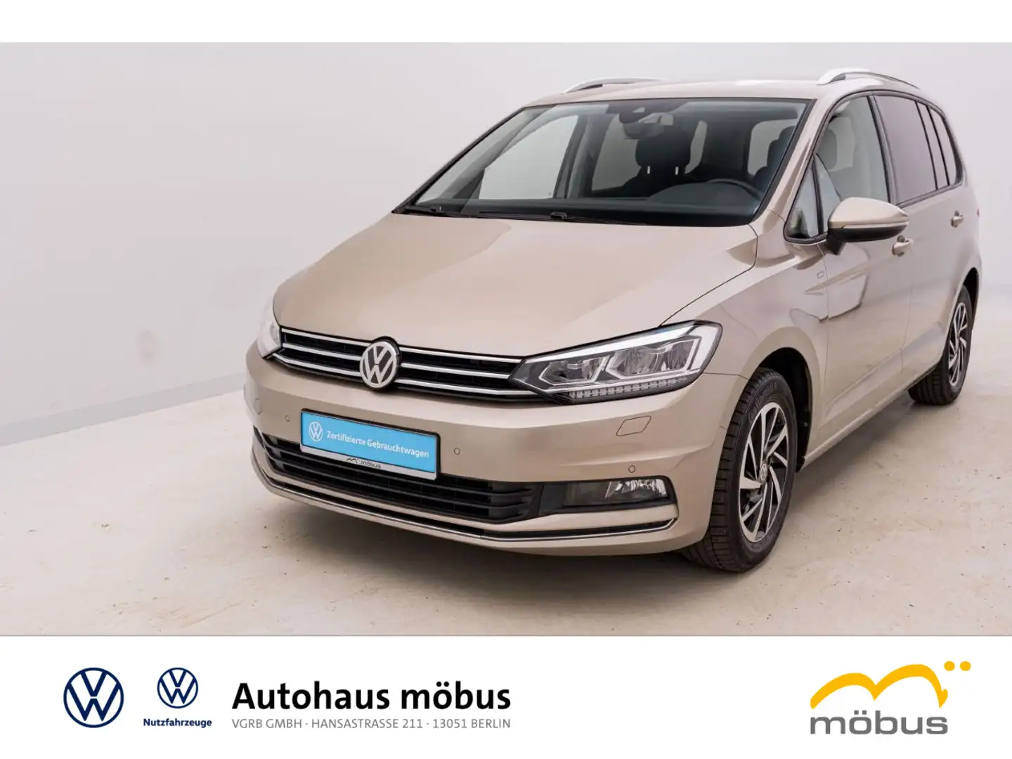 Volkswagen Touran 1.5 TSI Join *DSG*ACC*NAV*AHK*LED*7-SITZ* Beige - 2