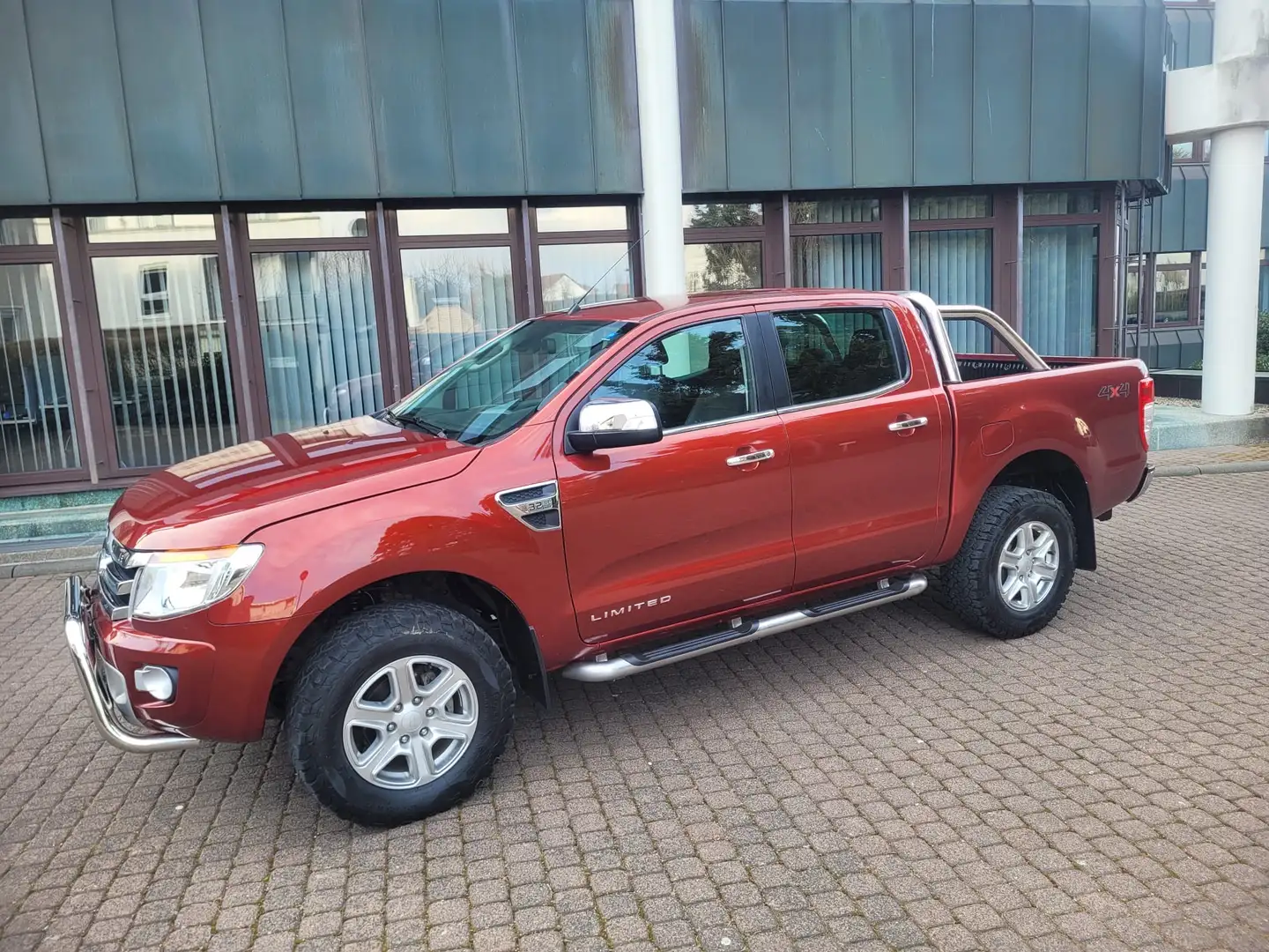 Ford Ranger Limited Doppelkabine 4x4 Nur 104 Tkm-Leder-Euro 5 Rouge - 2