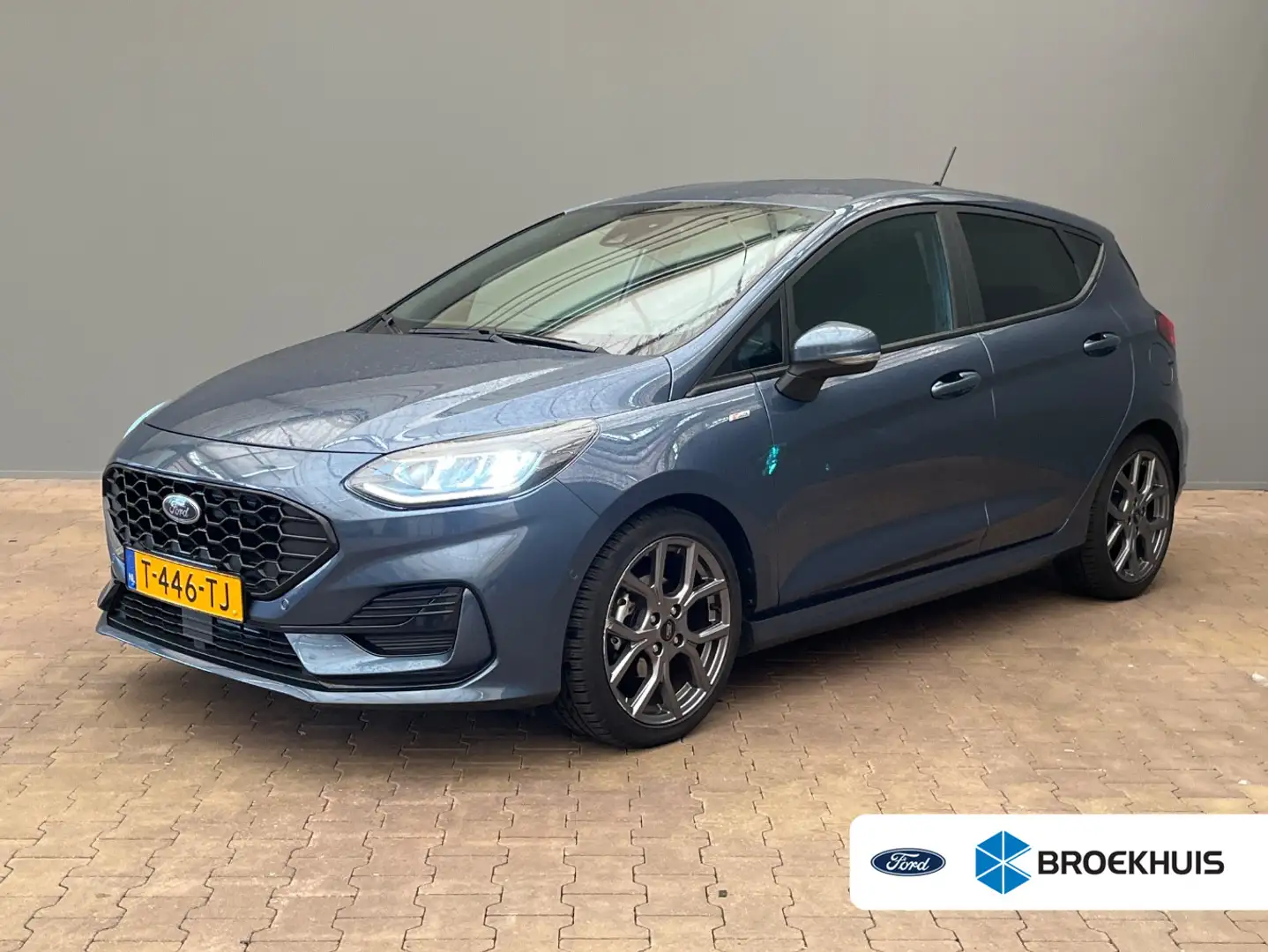Ford Fiesta 1.0 EcoBoost Hybrid ST-Line X Epe! | Navi | LED | Blauw - 1