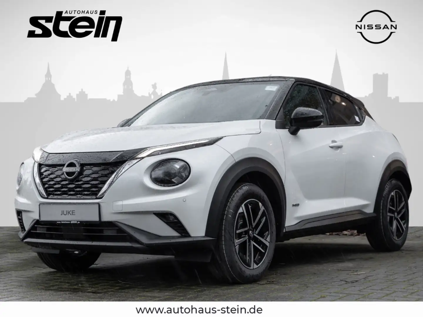 Nissan Juke Hybrid N-Connecta Winterpaket Navi Klimaautomatik Weiß - 1