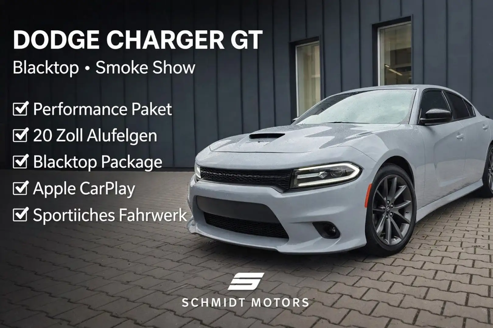 Dodge Charger 3.6 V6 GT *Blacktop*Sport*20 Zoll*TOP Grau - 1