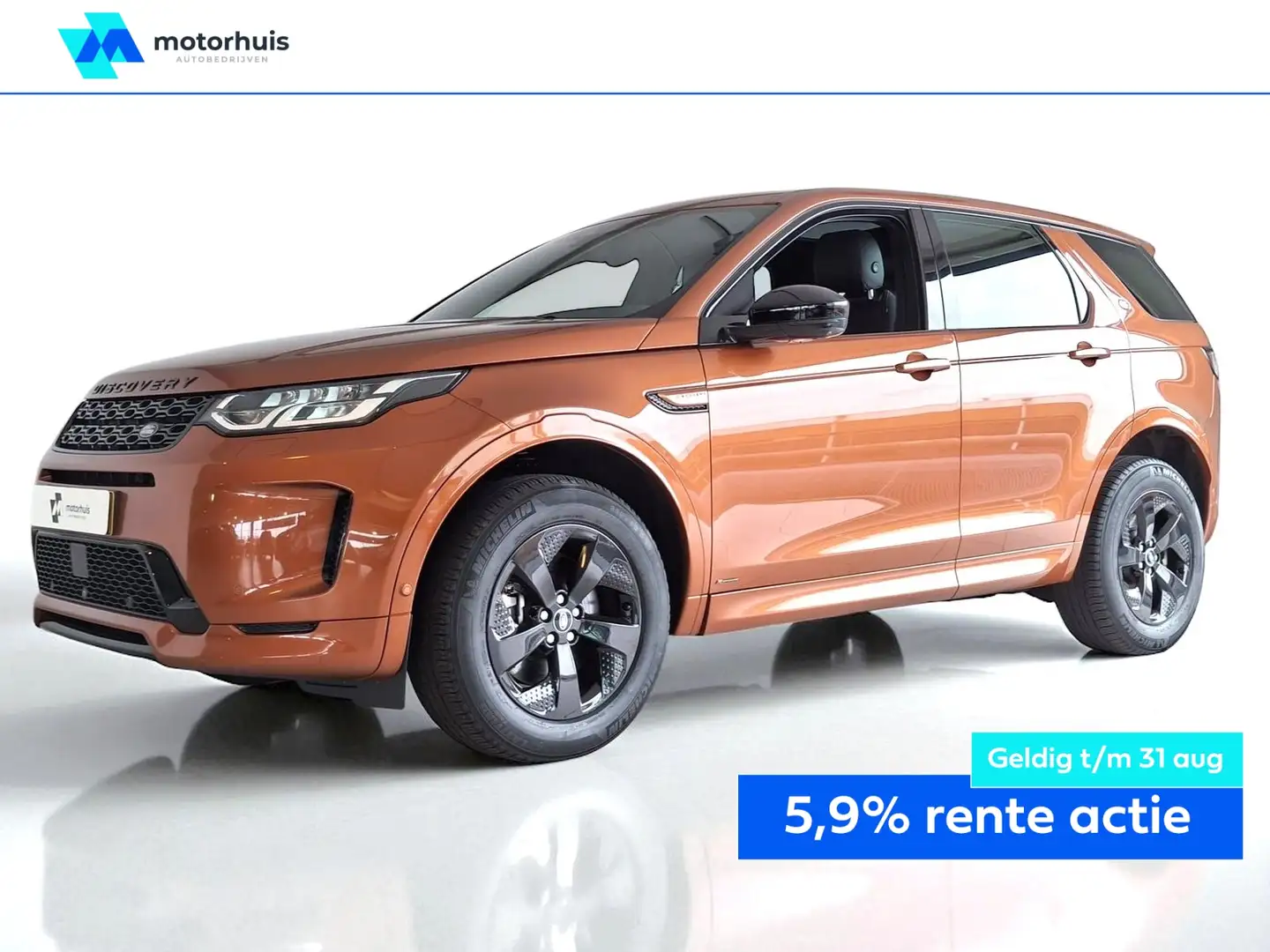 Land Rover Discovery Sport P200 200pk AWD AUT 7p. R-Dynamic S Oranje - 1