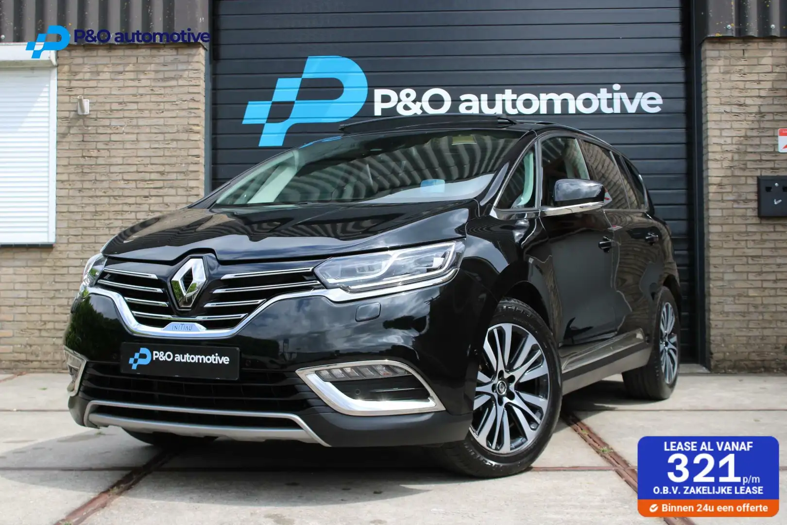 Renault Espace 1.8 TCe Initiale Paris 7p. Panoramadak/Massage Zwart - 1