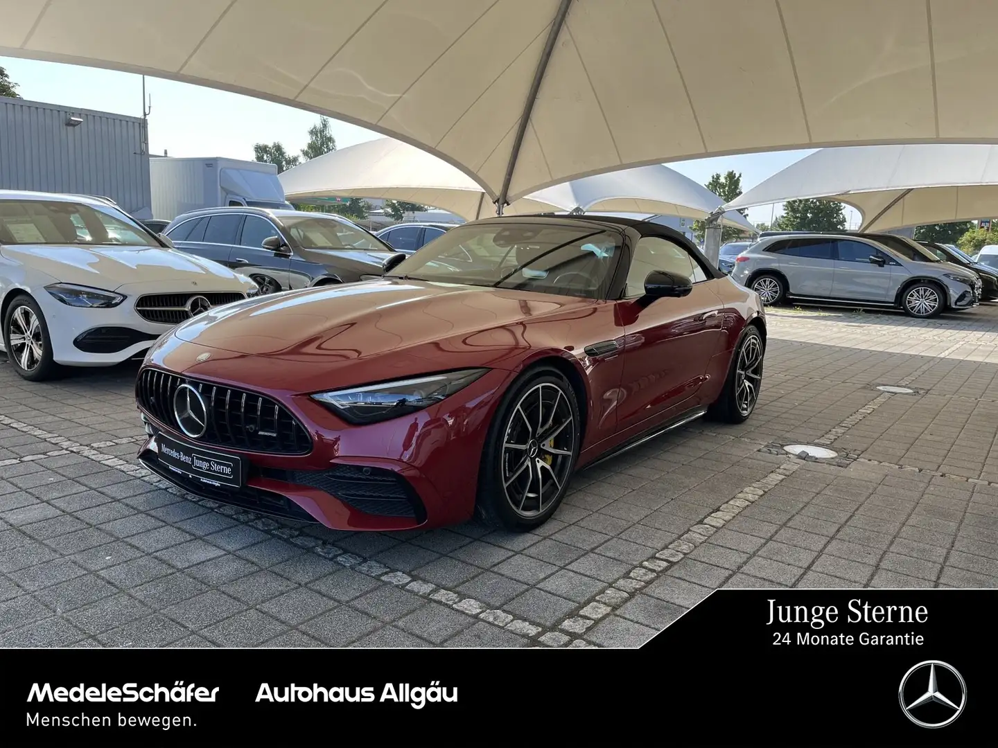 Mercedes-Benz SL 43 AMG SL 43 AMG Night 20" Dynamic+ Distronic HuD 360° Rood - 1