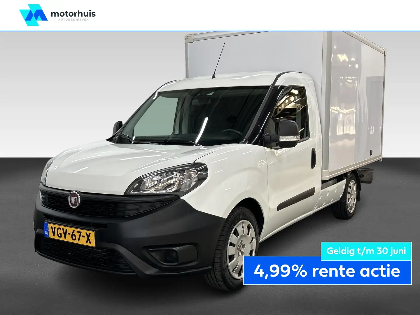 Fiat Doblo Work-Up 1.6 MJ Gesloten laadbak opbouw Wit - 1