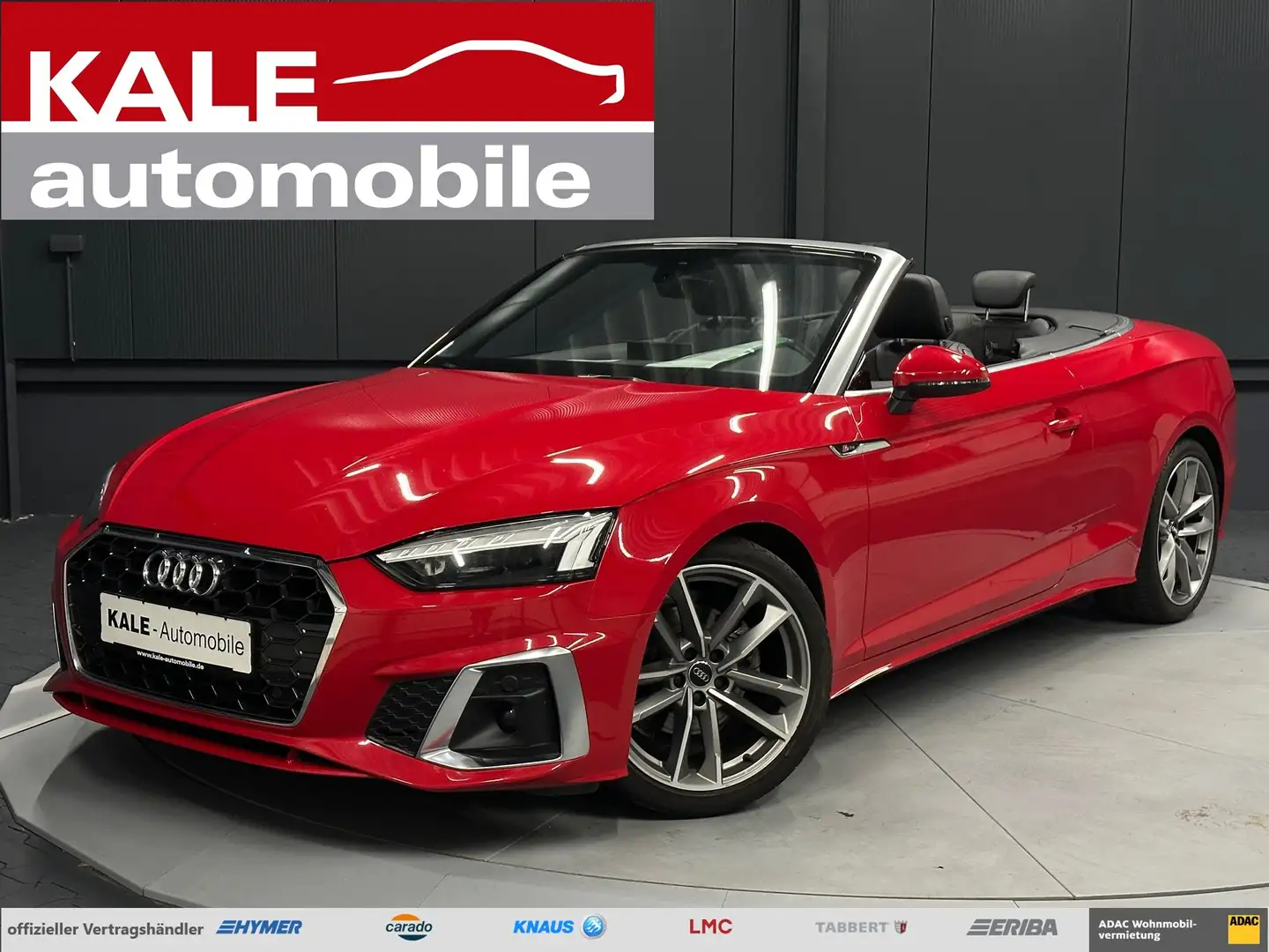 Audi A5 Cabrio 35 TDI S-Line*19Zoll*VIRTUAL*KAMERA*Metalli Rot - 1