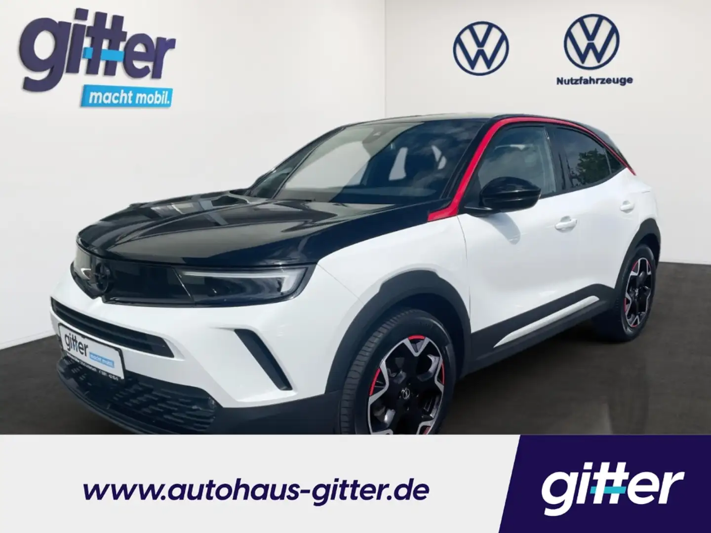 Opel Mokka 1.2 Turbo GS LINE LED KAMERA TEMPOMAT NEBEL Weiß - 1