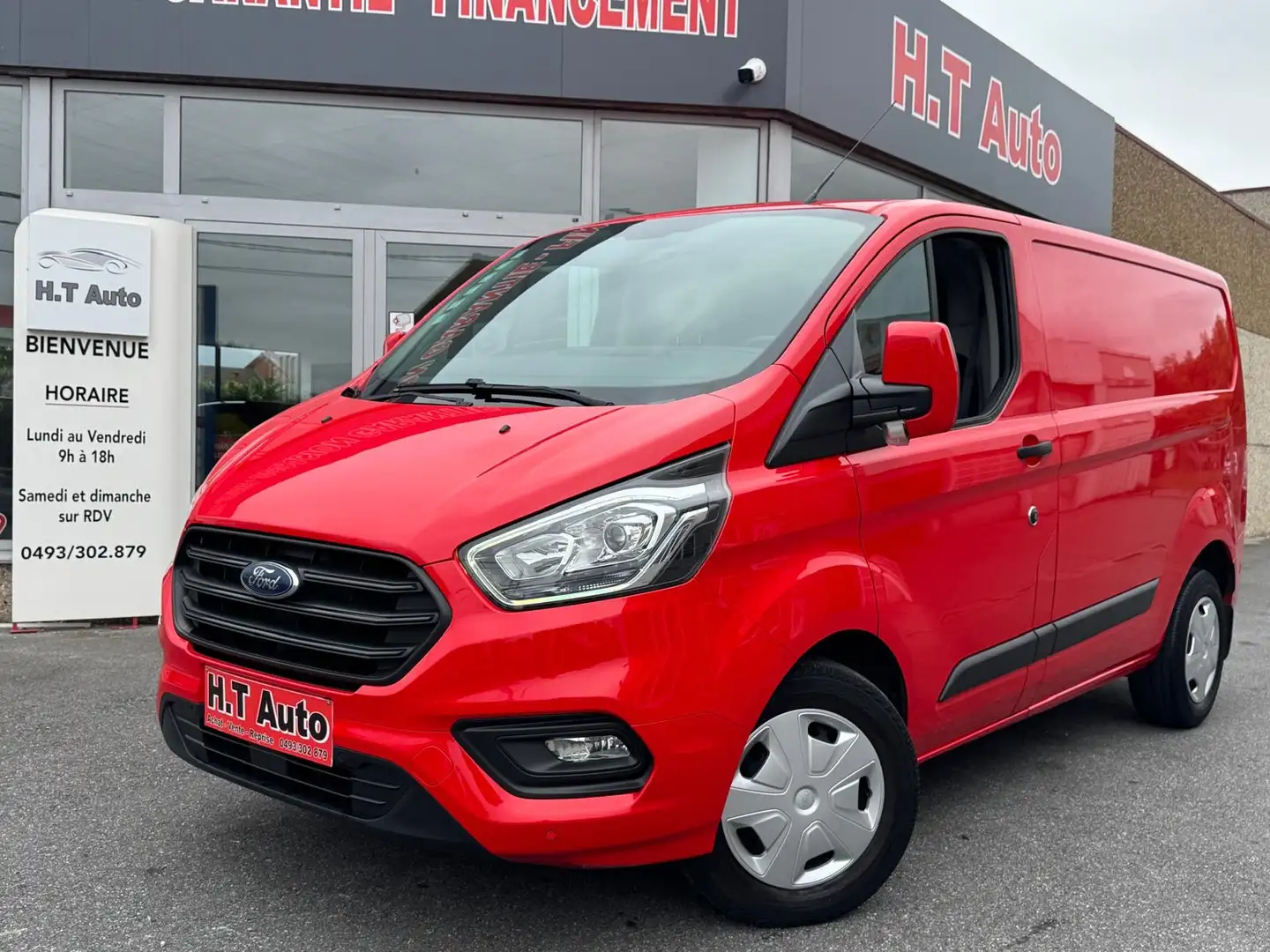 Ford Transit Custom 2.0 TDCi L1H1/Garantie 1 an/Etat neuf/3 places/Tva Rojo - 1