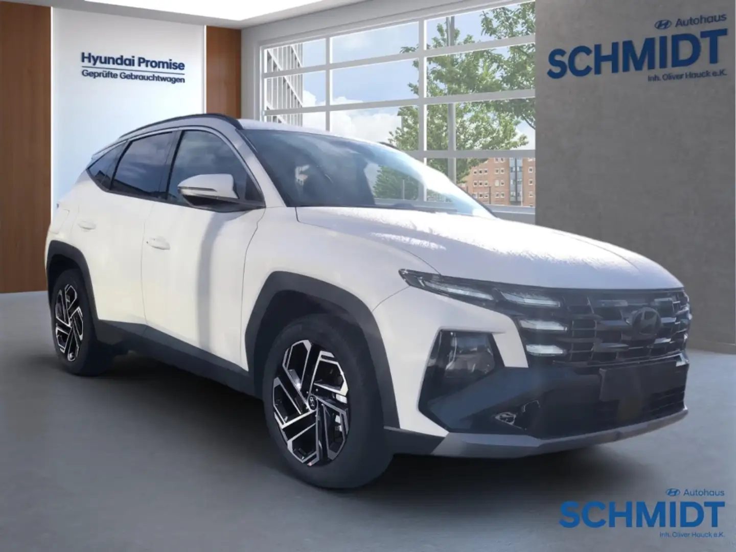 Hyundai TUCSON Prime Plug-In Hybrid 4WD 1.6 T-GDI HUD Navi Leder Weiß - 2