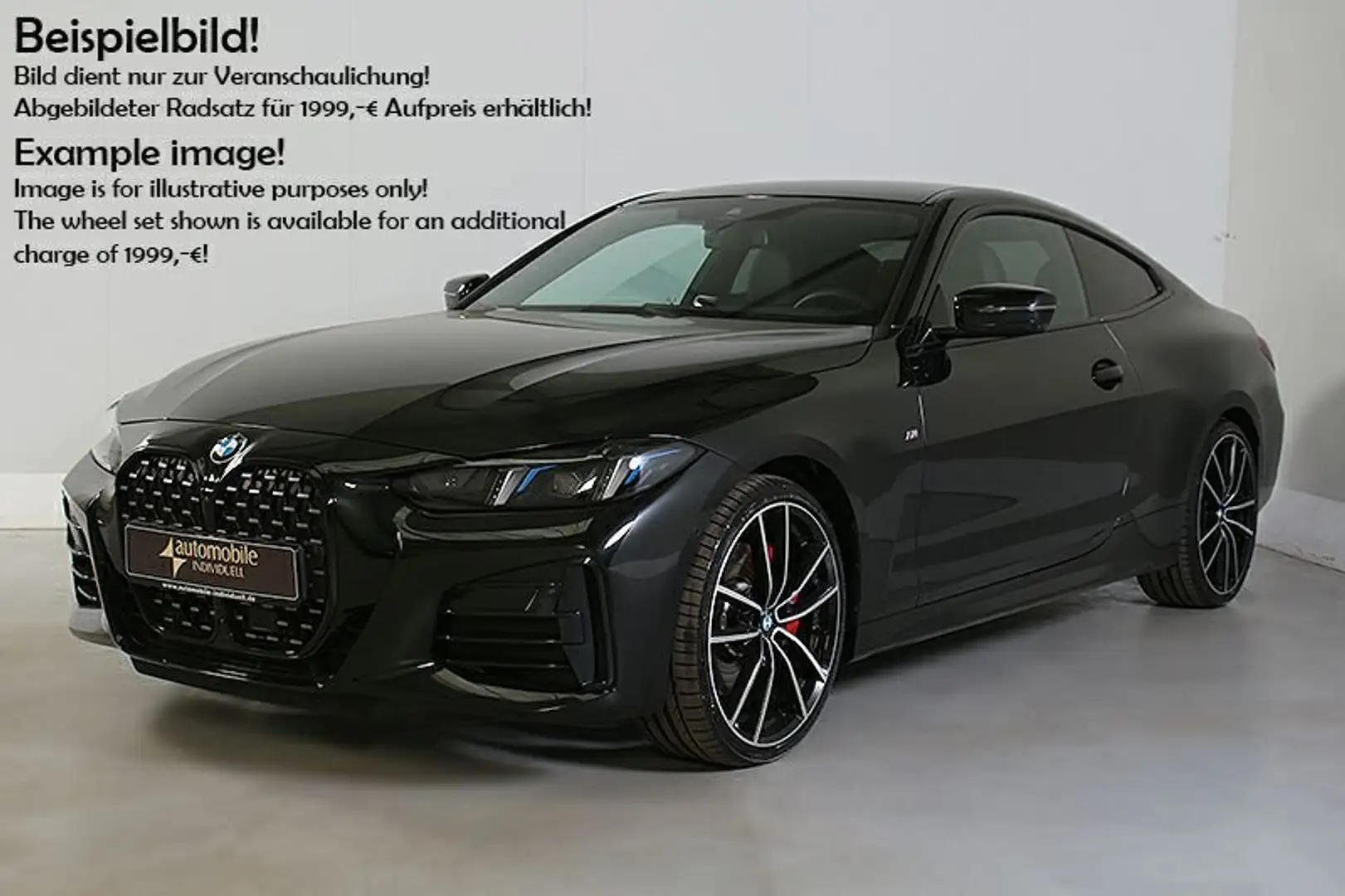 BMW 430 i xDr Coupé M Sport Standh ACC H&K Widescreen Schwarz - 2