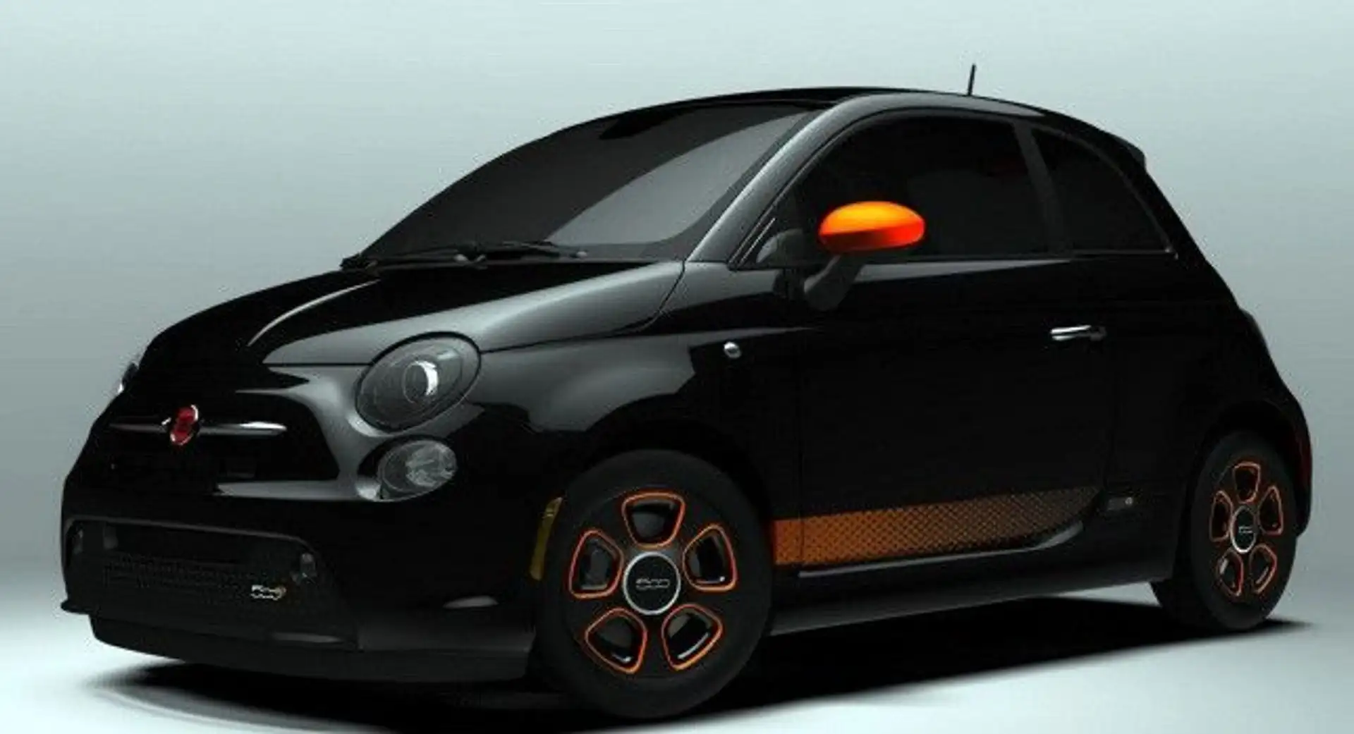 Fiat 500e Optik Abarth ,Leder,Klimaatomatik Chekheft Schwarz - 1