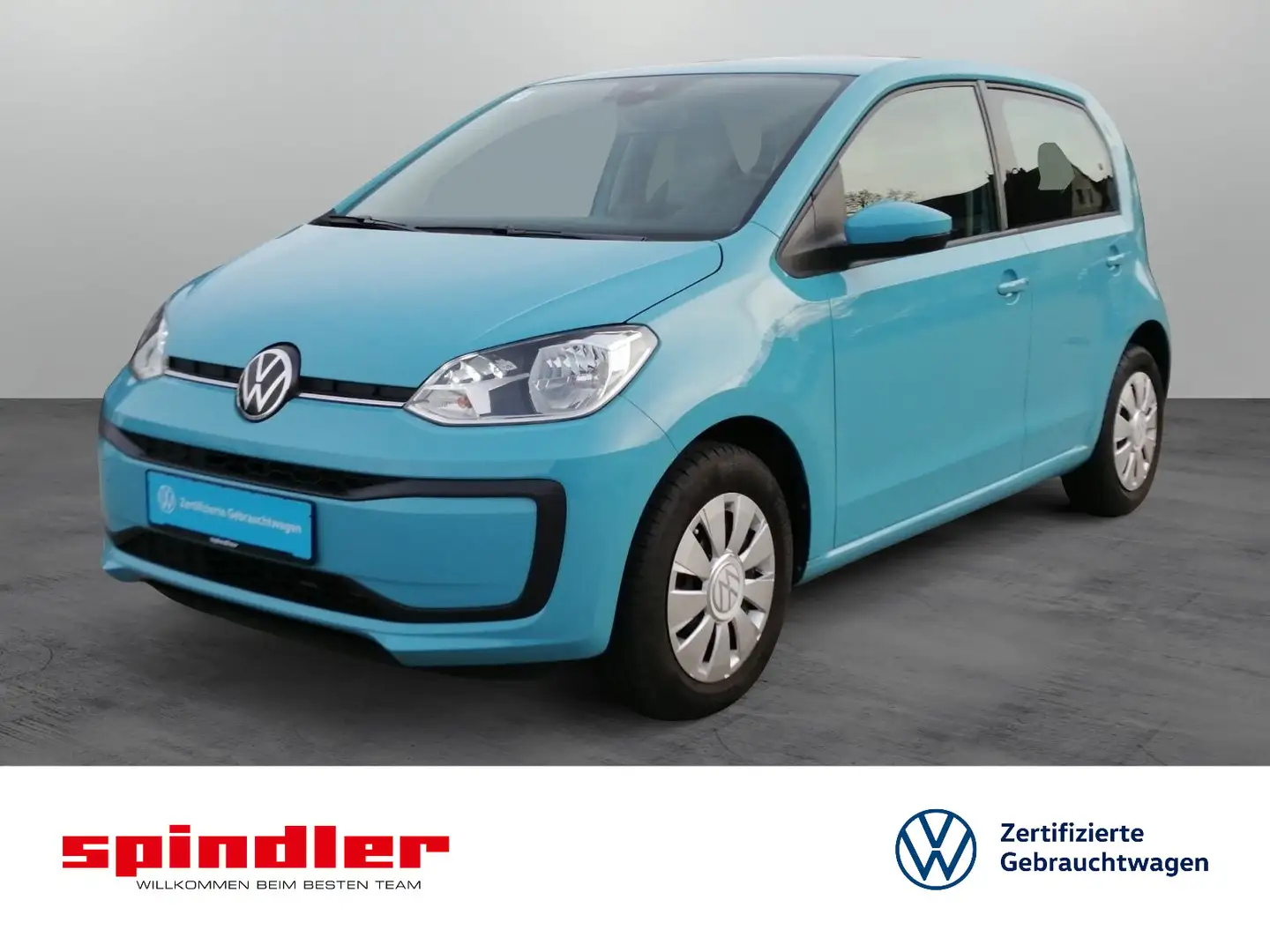 Volkswagen up! move 1.0 TSI Klima elkr Fh FunkZV 4trg 1Hd Blau - 1